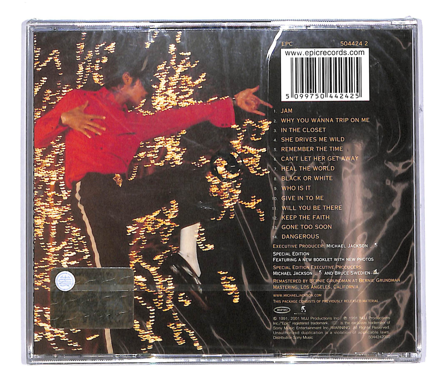 EBOND Michael Jackson - Dangerous Special Edition CD CD044623