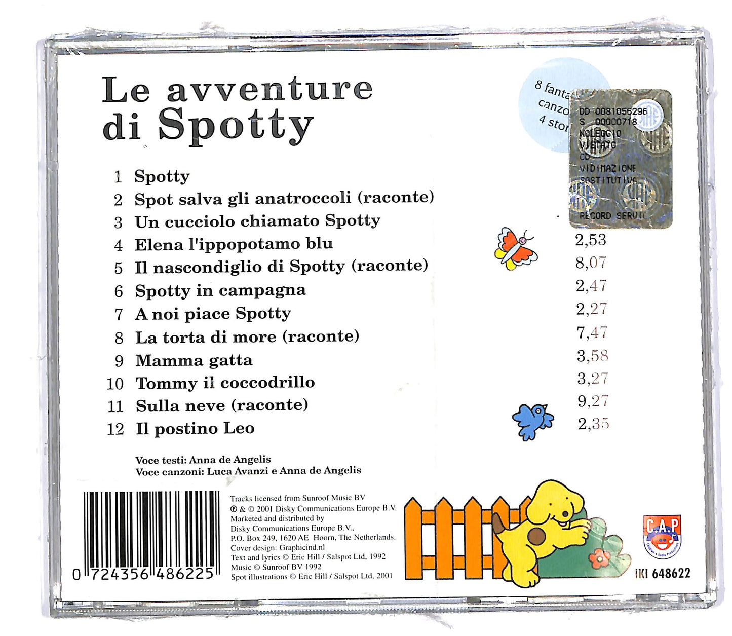 EBOND Le avventure di Spotty - Eric Hill CD CD044648