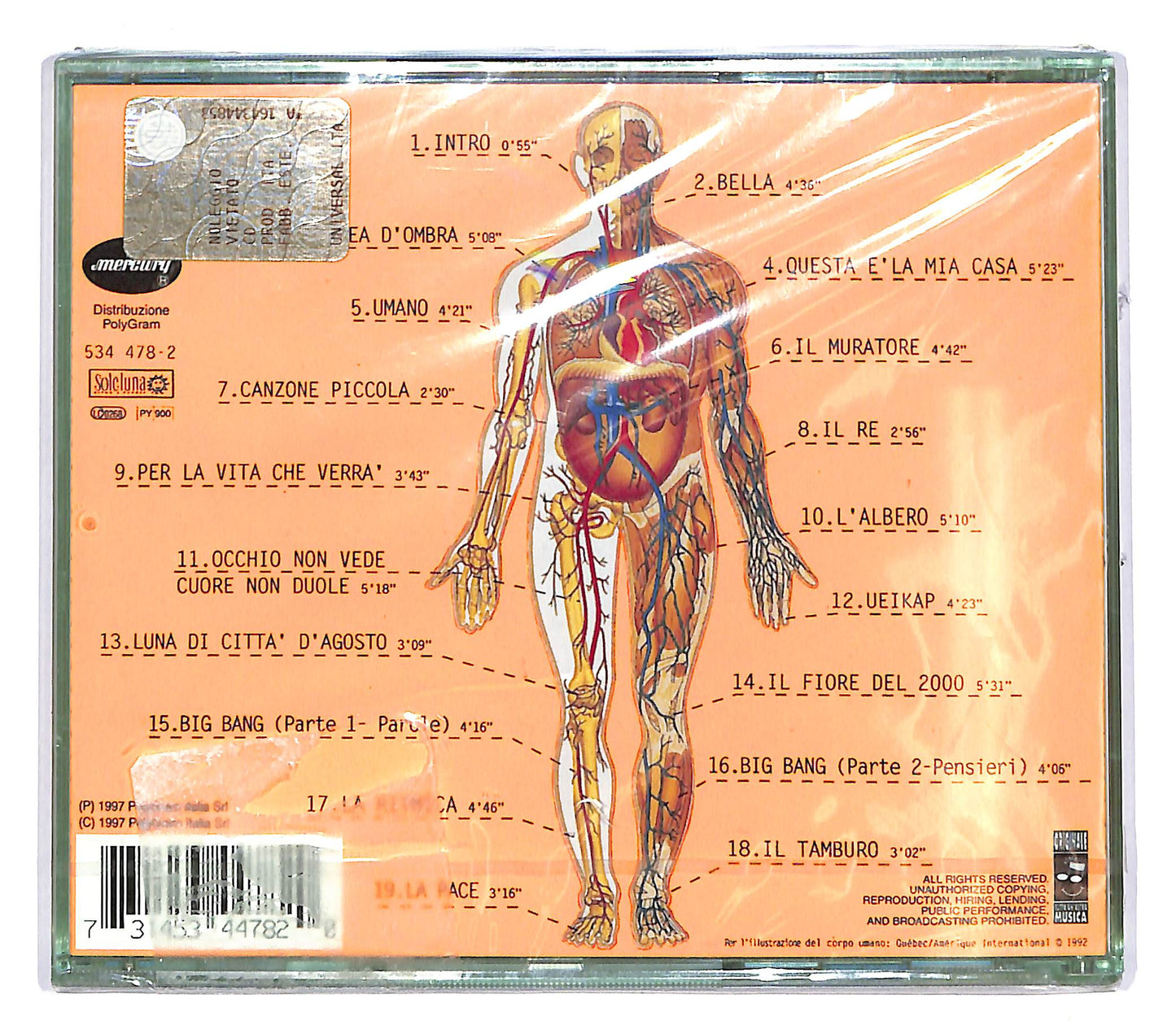 EBOND Jovanotti - Lorenzo 1997 - L'Albero CD CD044716