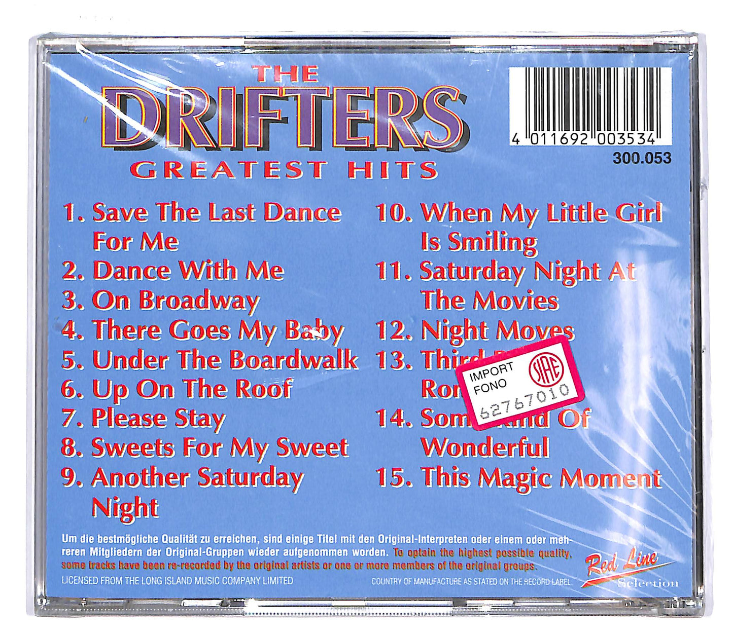 EBOND The Drifters - Greatest Hits CD CD044725