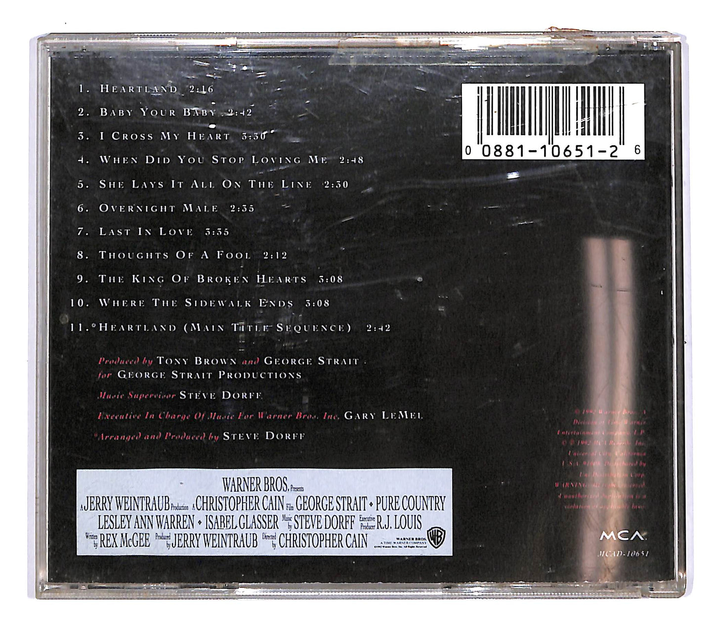 EBOND George Strait - Pure Country CD CD044750