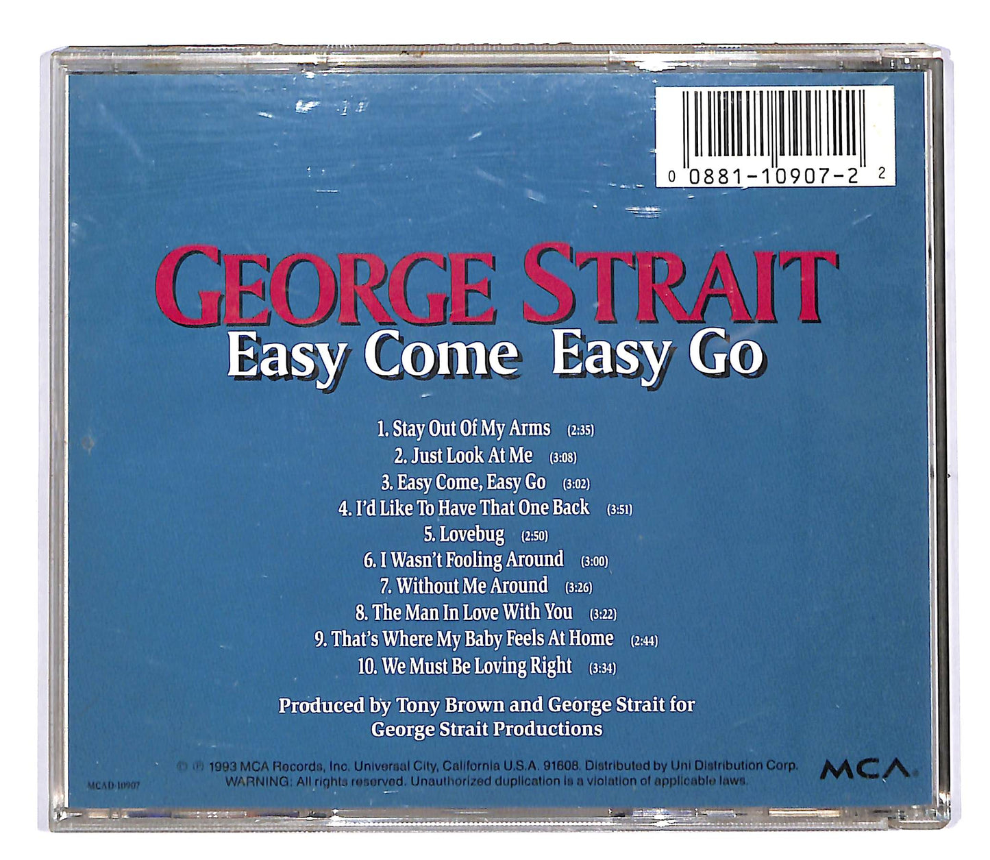 EBOND George Strait - Easy Come Easy Go CD CD044823
