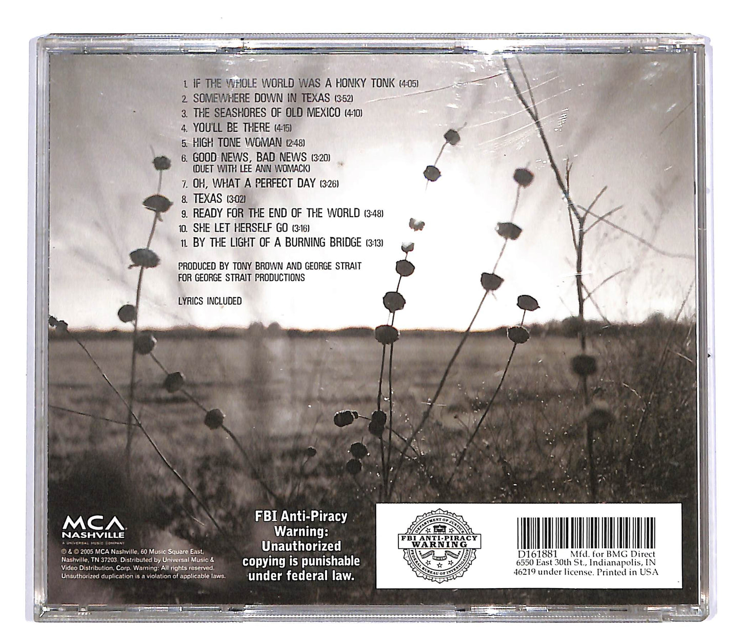 EBOND George Strait - Somewhere Down In Texas CD CD044833