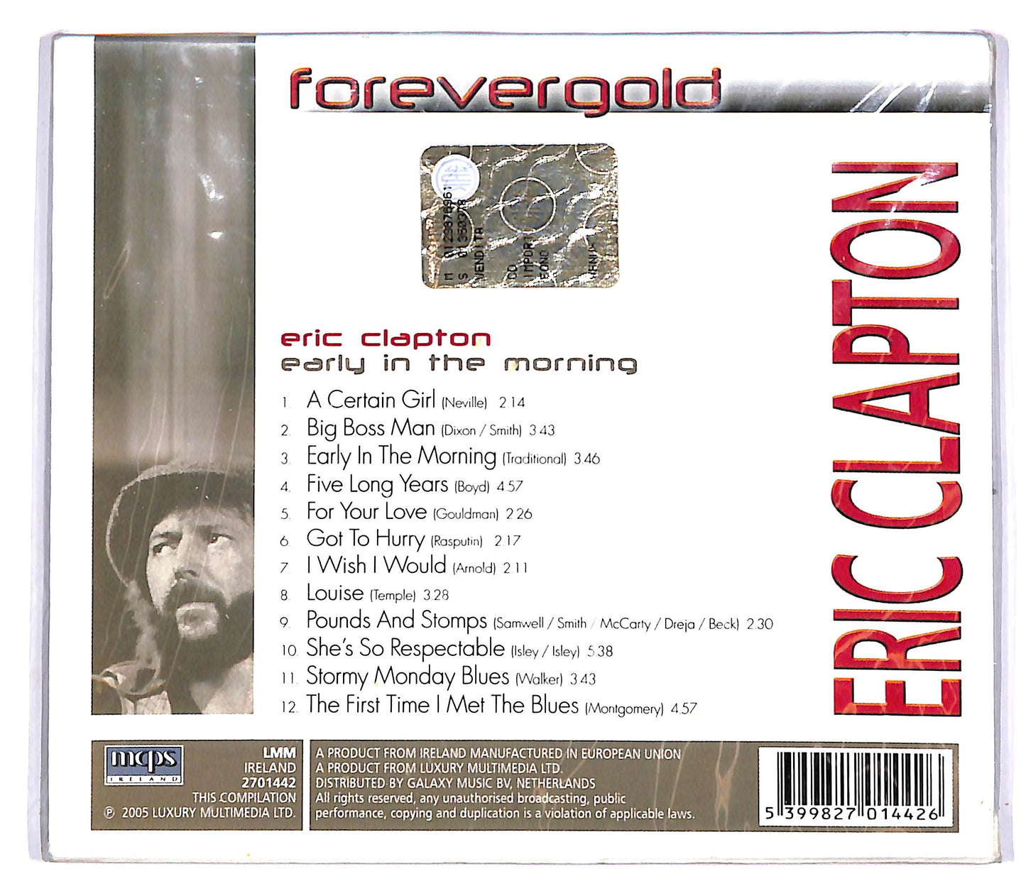 EBOND Eric Clapton - Early In The Morning CD CD045442