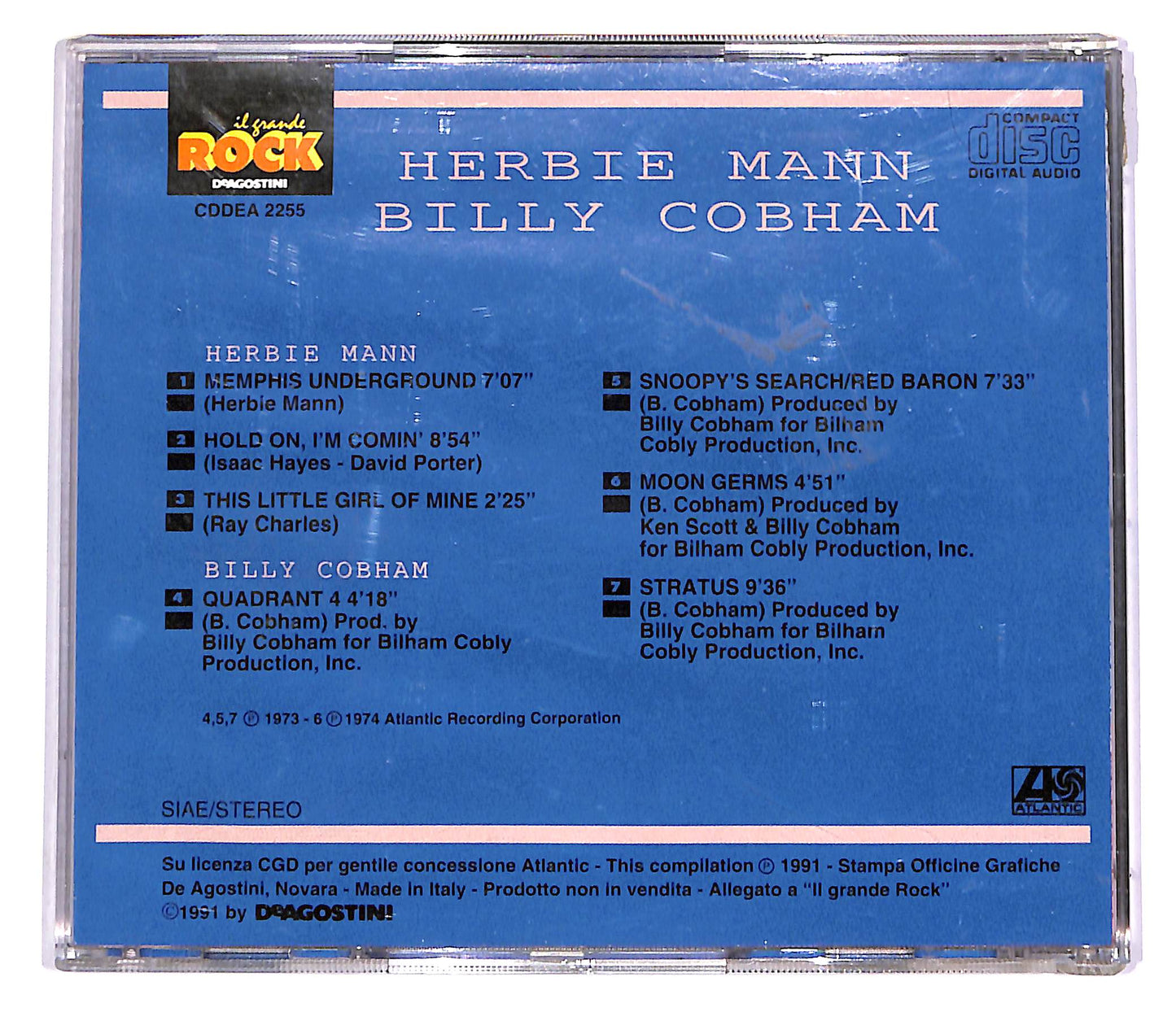 EBOND Herbie Mann / Billy Cobham - Il Grande Rock EDITORIALE CD CD045501