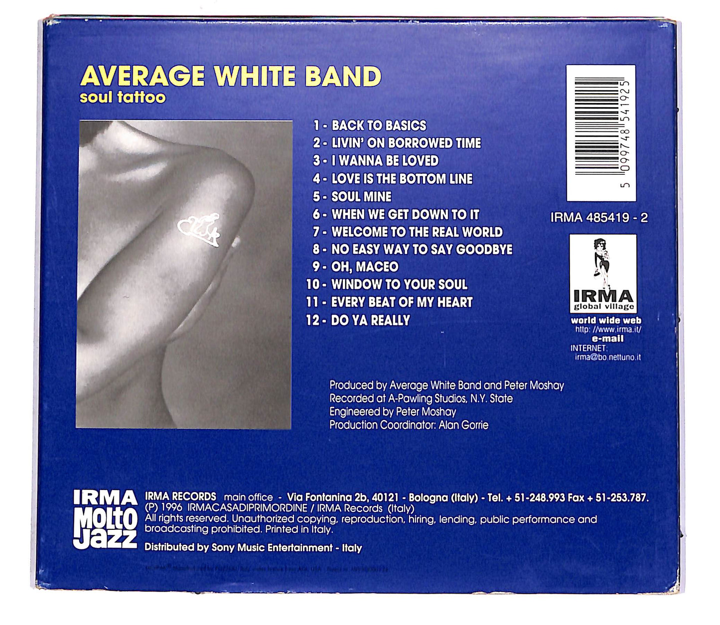EBOND Average White Band - Soul Tattoo CD CD045526
