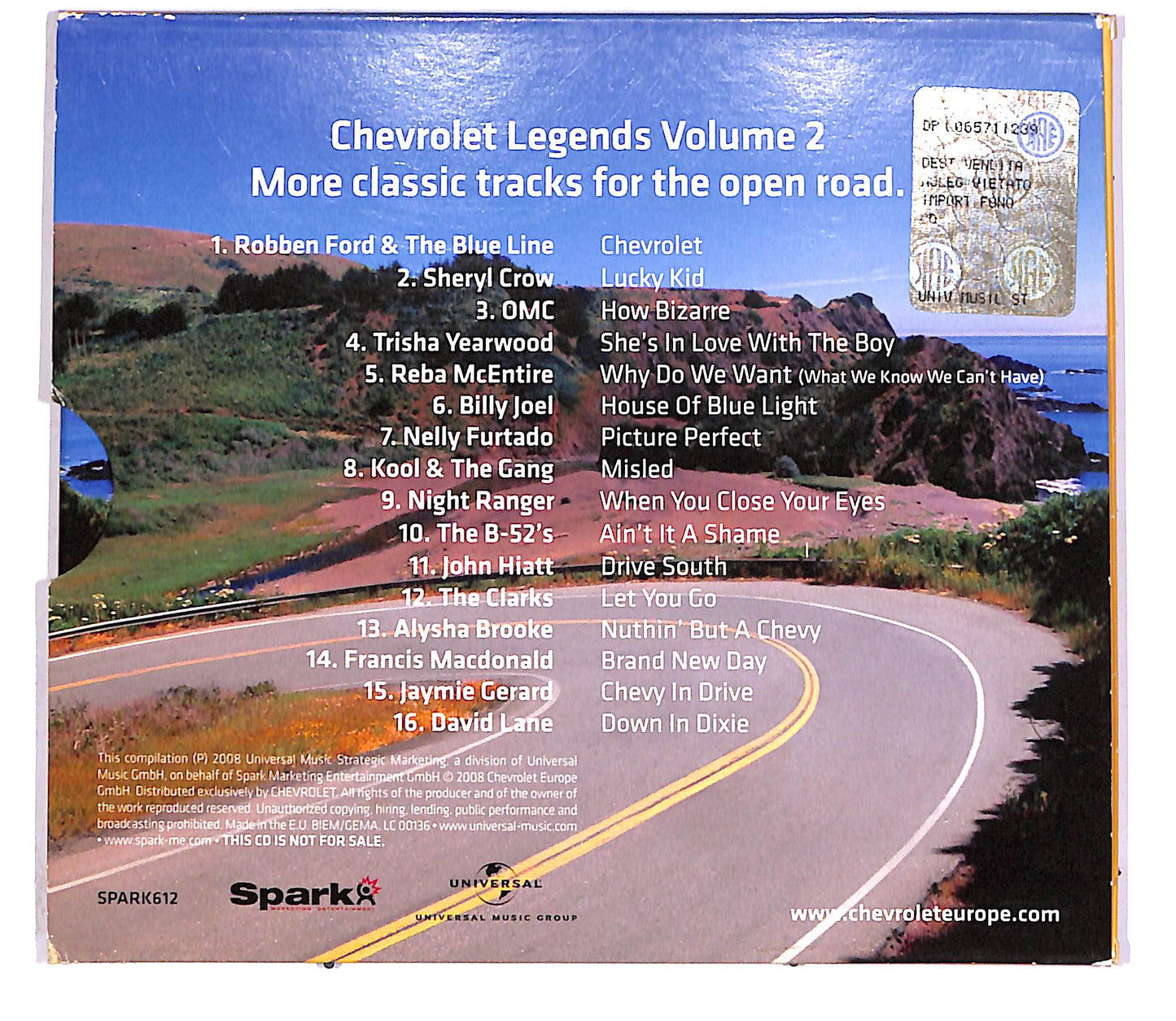 EBOND Various - Chevrolet Legends Volume 2 EDITORIALE CD CD045554