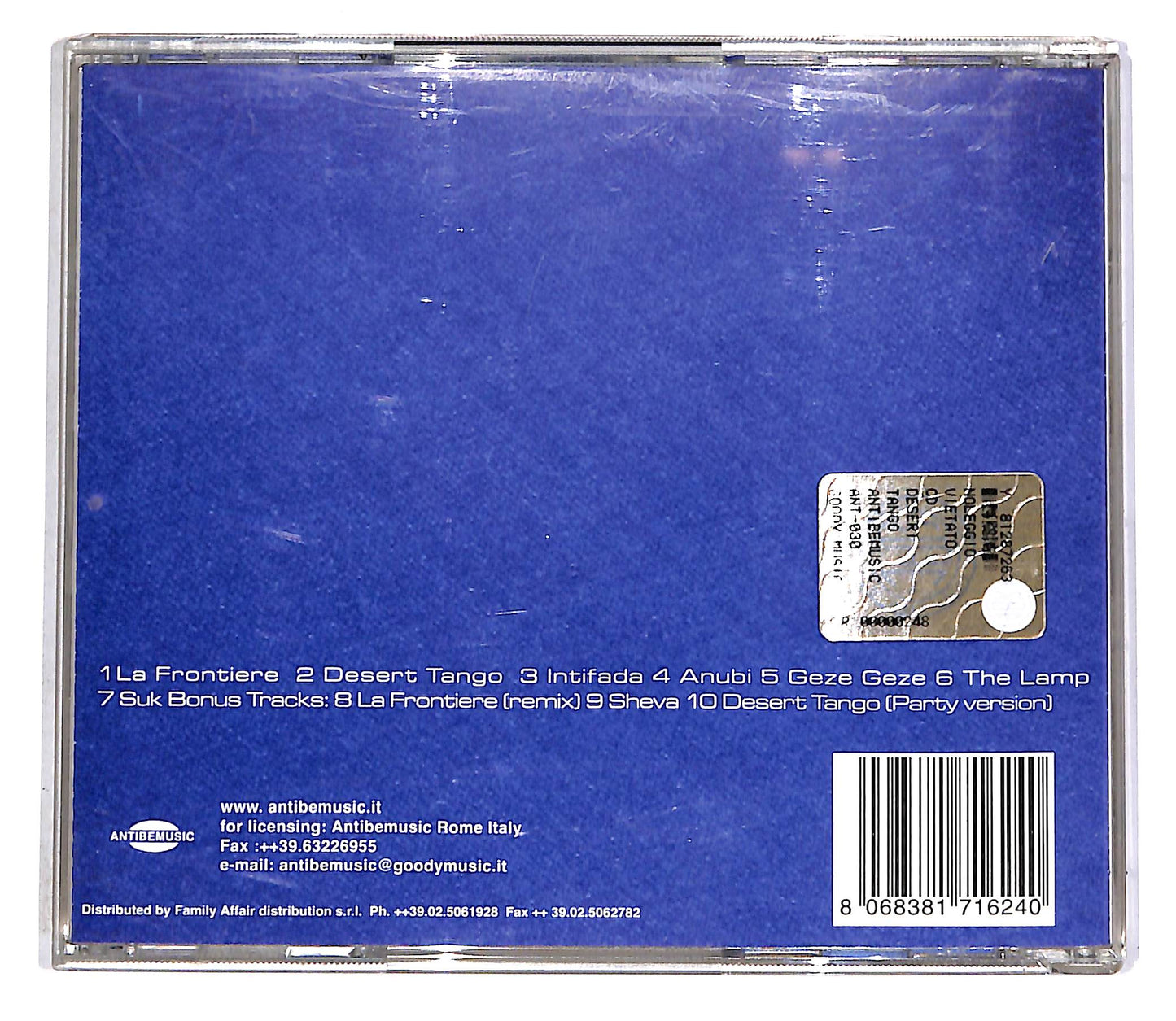 EBOND Aladins - Desert Tango CD CD045653