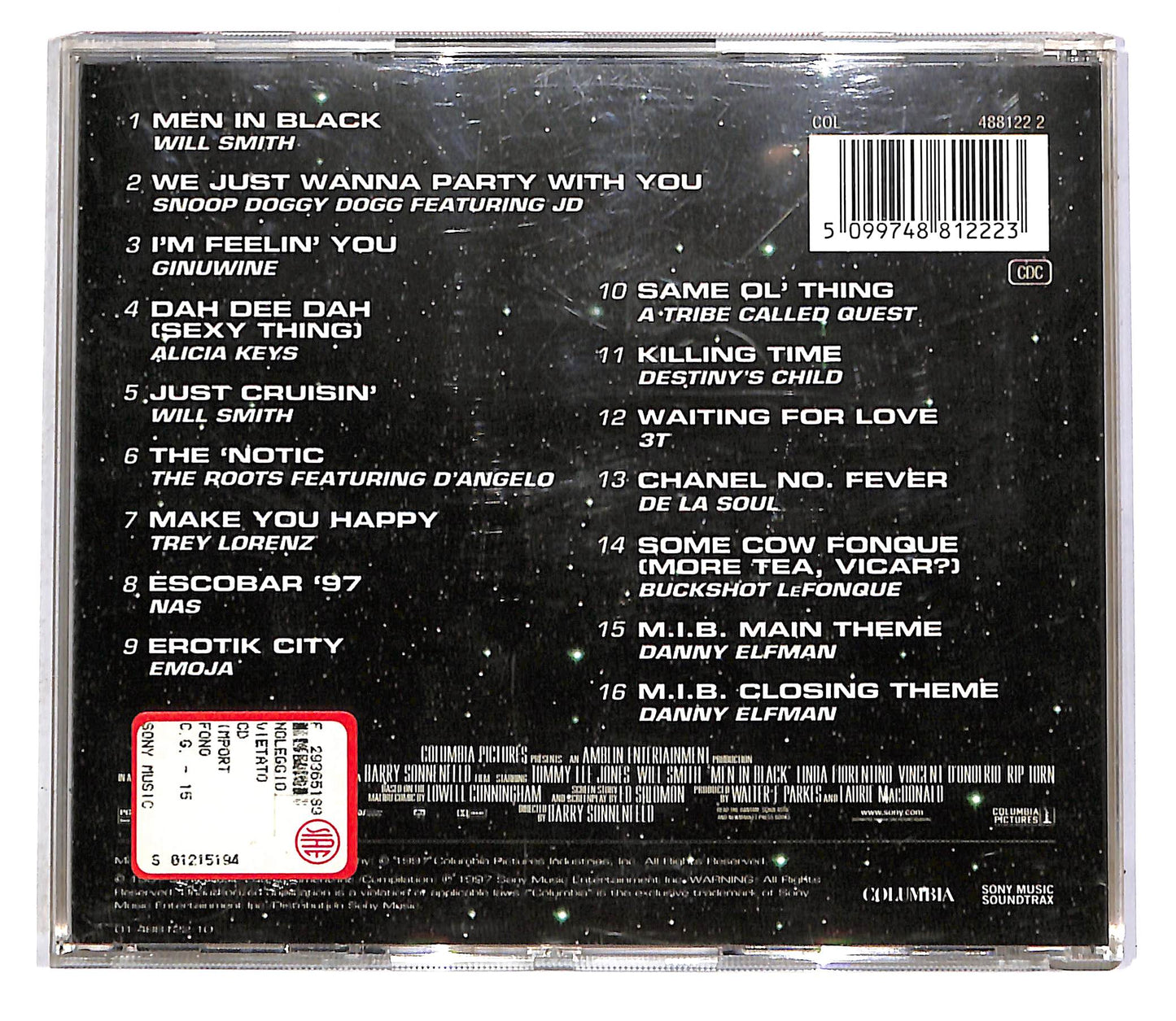 EBOND Various - Men In Black - The Album CD CD045709