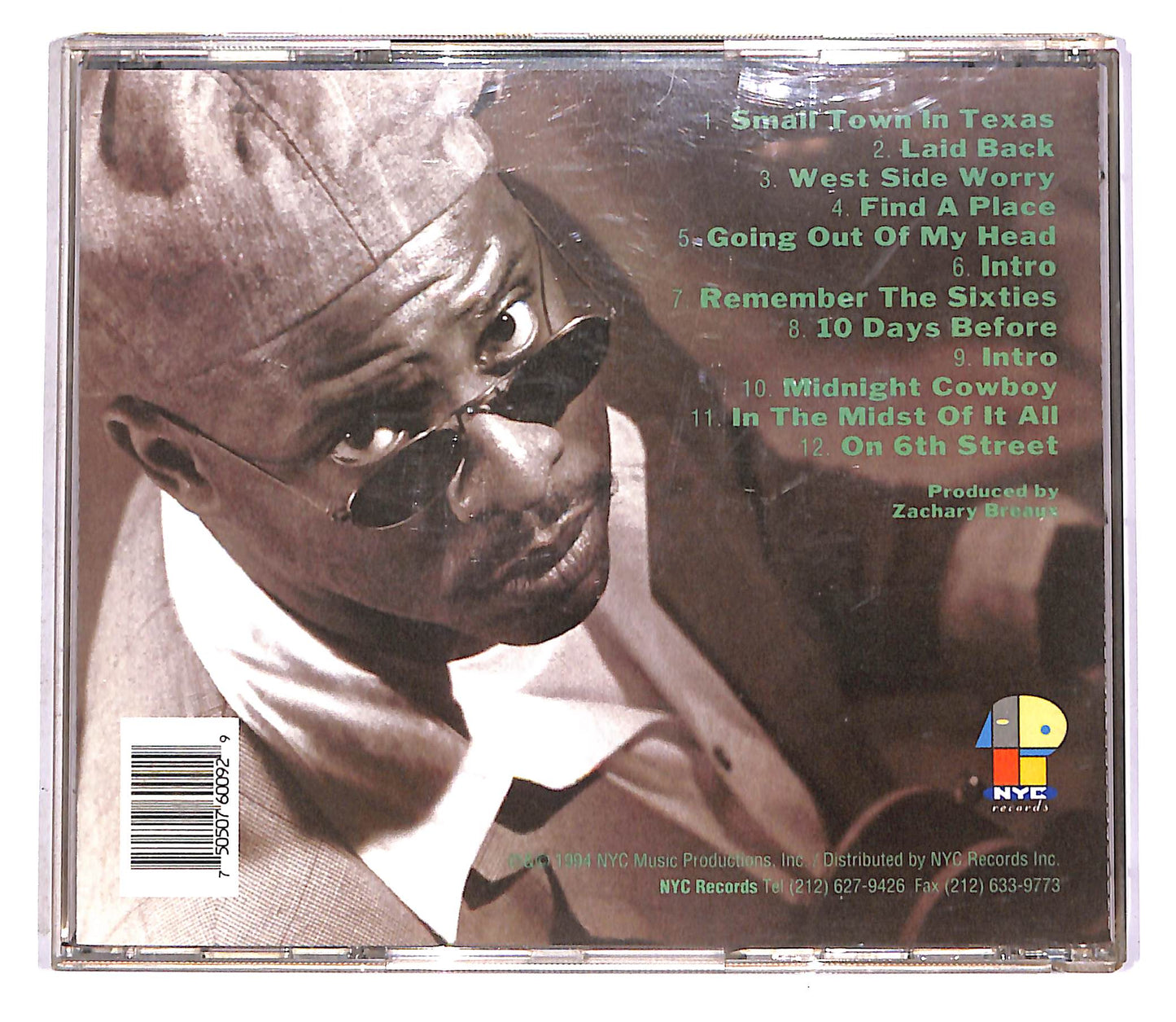 EBOND Zachary Breaux - Laidback CD CD045806