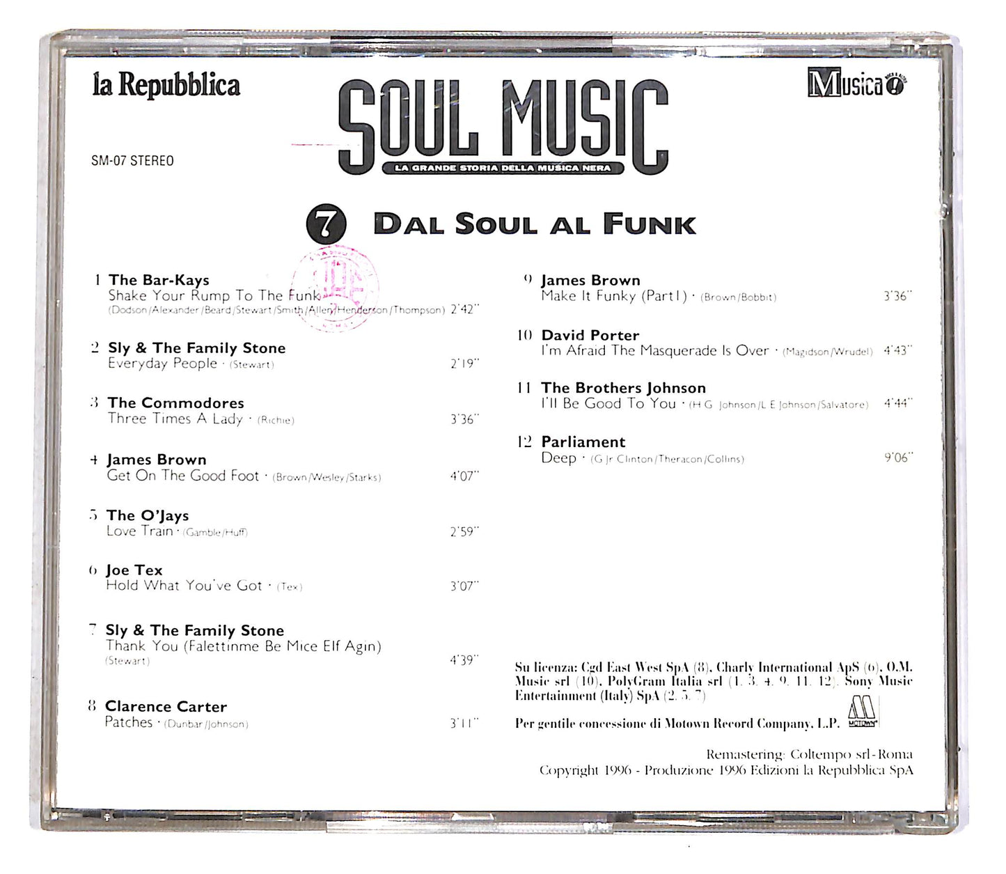 EBOND Various - Dal Soul Al Funk Vol. 7 EDITORIALE CD CD045864