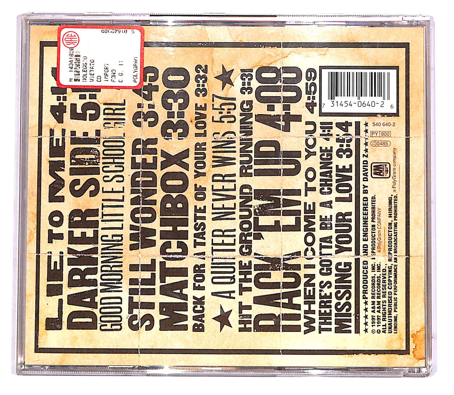 EBOND Jonny Lang - Lie To Me CD CD046003