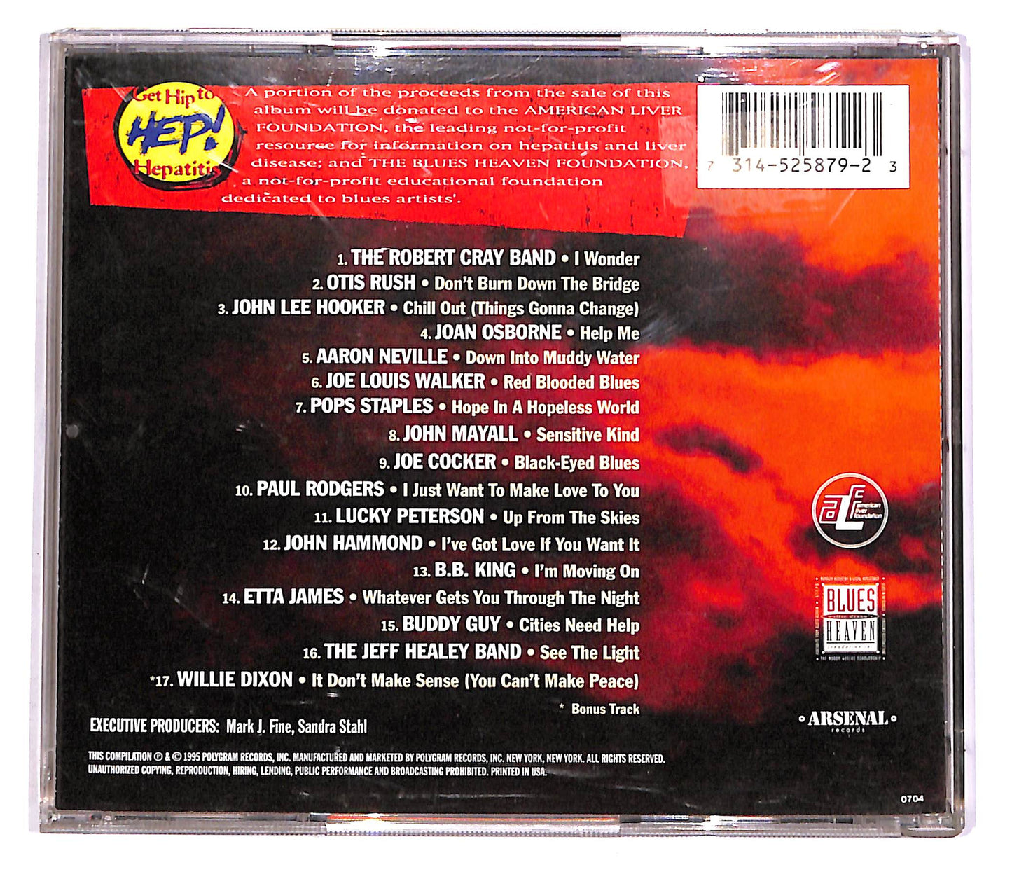 EBOND Various - Red Blooded Blues CD CD046007
