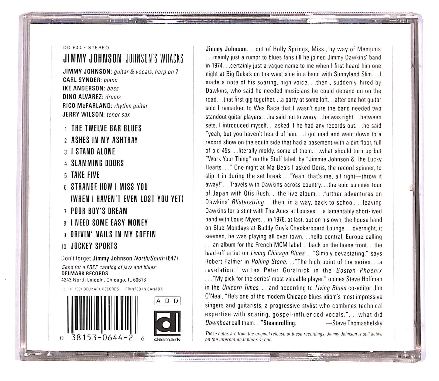 EBOND Jimmy Johnson - Johnson's Whacks CD CD046010