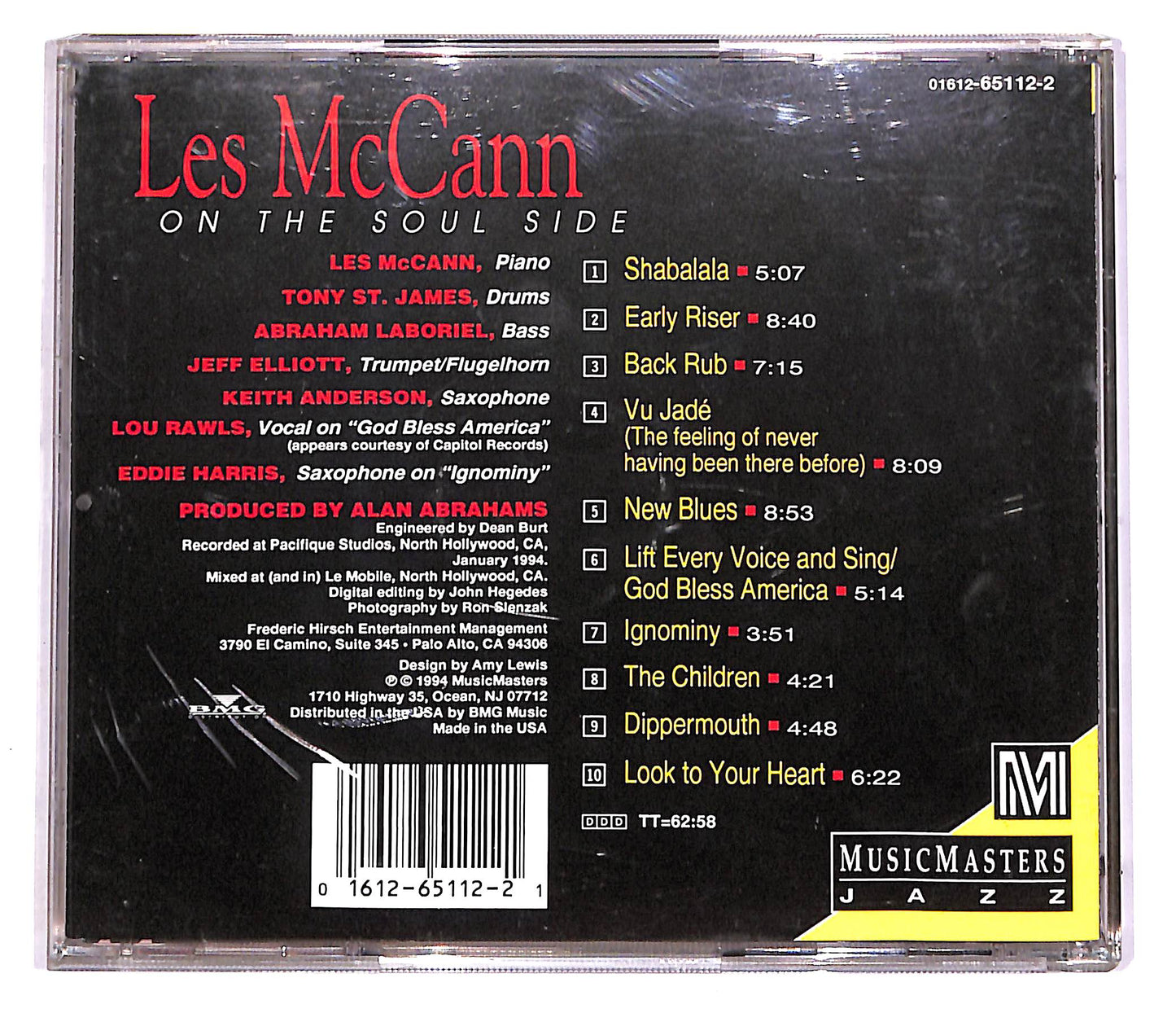 EBOND Les McCann - On The Soul Side CD CD046012