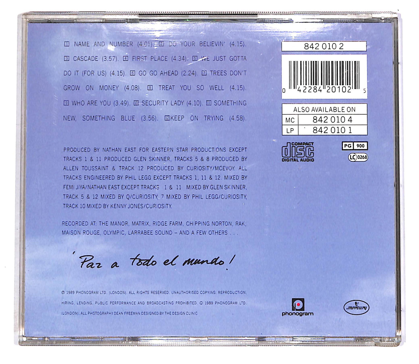 EBOND Curiosity Killed The Cat - Getahead CD CD046055