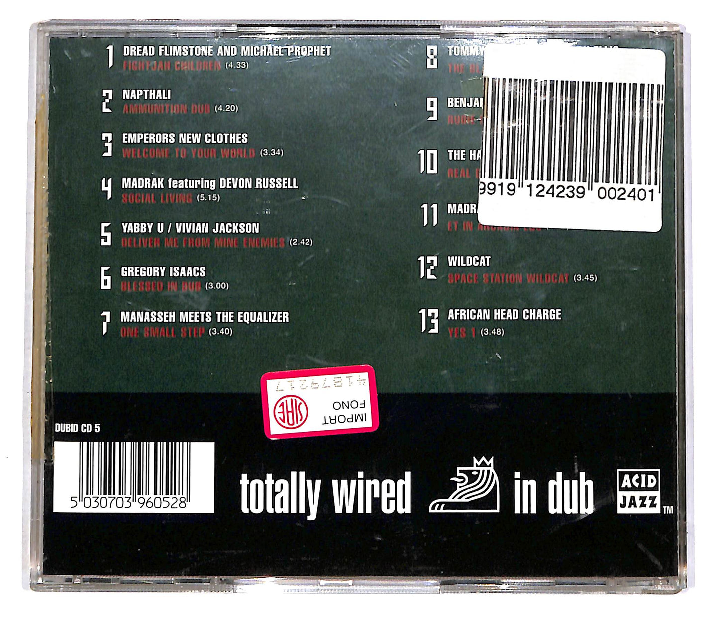 EBOND Various - Totally Wired In Dub CD CD046120