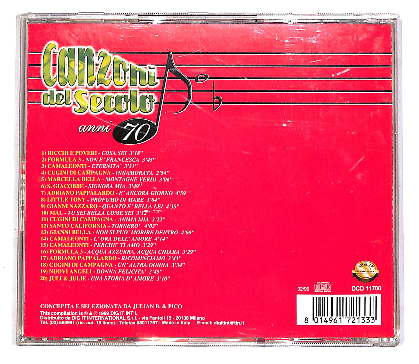 EBOND Various - Canzoni del Secolo - Anni 70 CD CD046129