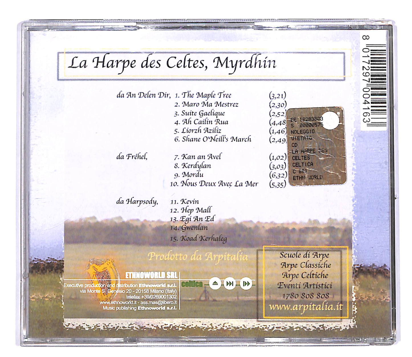 EBOND Mydhin - La harpe des celtes CD CD046201