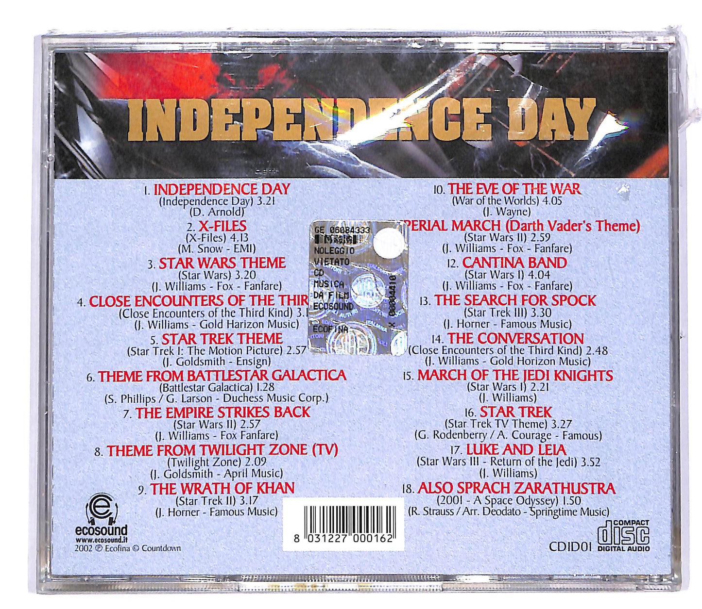 EBOND Space Sound Orchestra - Independence Day CD CD046230