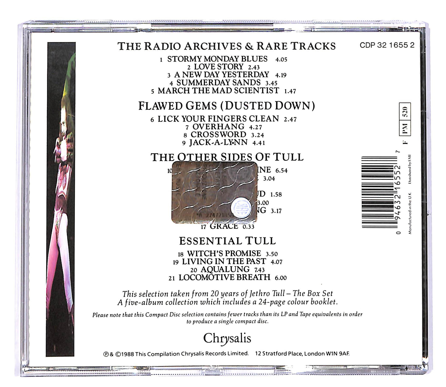 EBOND Jethro Tull - 20 Years Of Jethro Tull CD CD046235