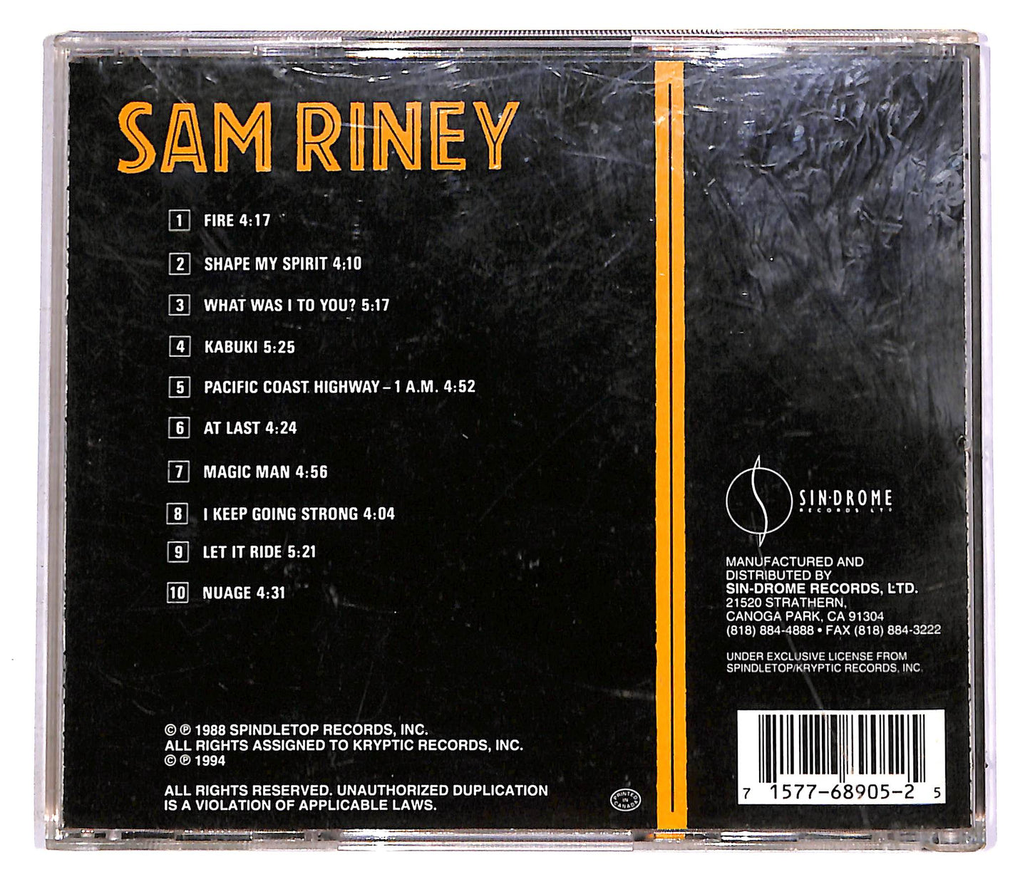 EBOND Sam Riney - At Last CD CD046336