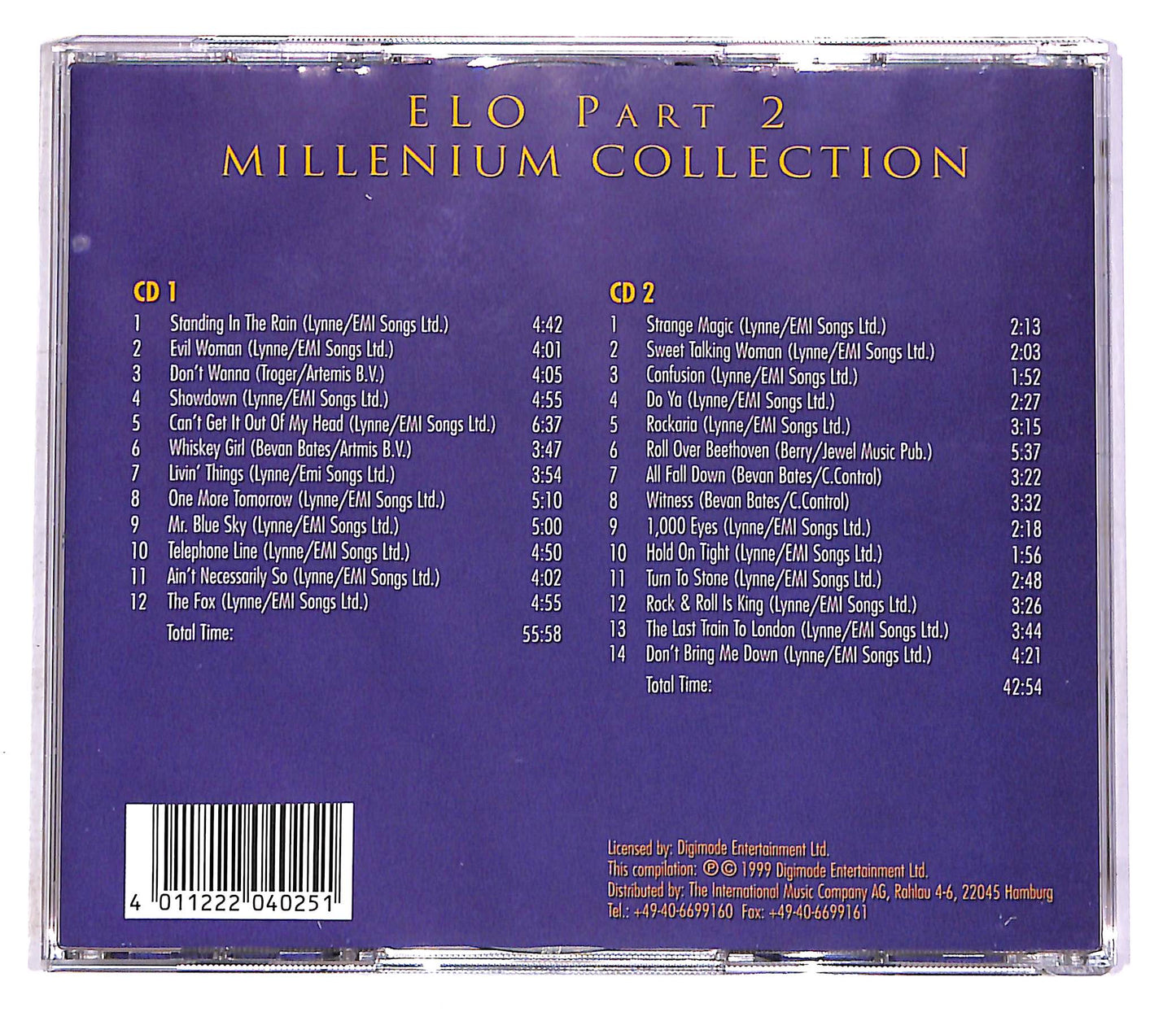 EBOND ELO Part 2 - Millenium Collection CD CD046341