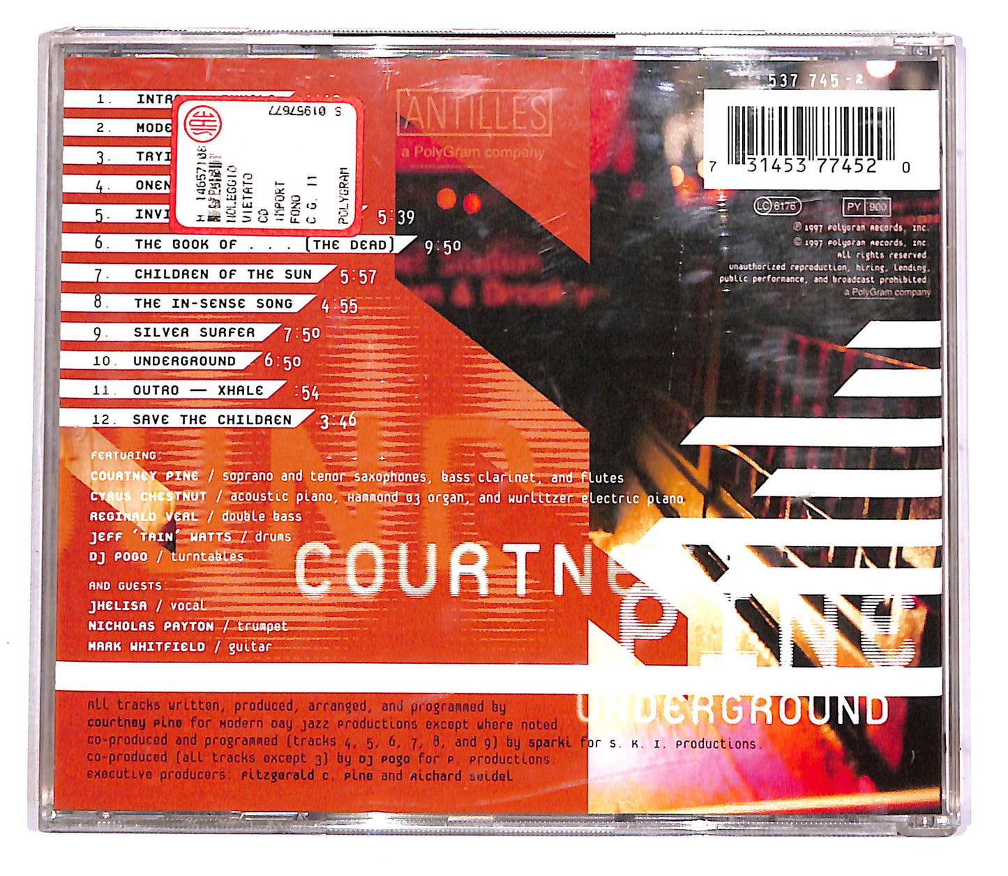 EBOND Courtney Pine - Underground CD CD046413