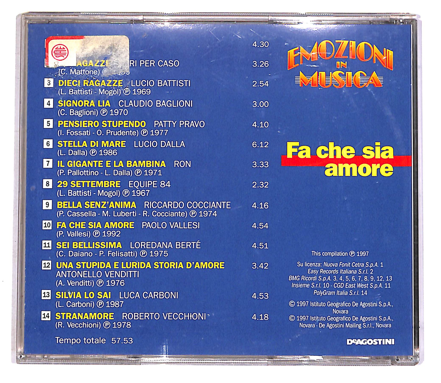 EBOND Various - Fa Che Sia Amore EDITORIALE CD CD046442