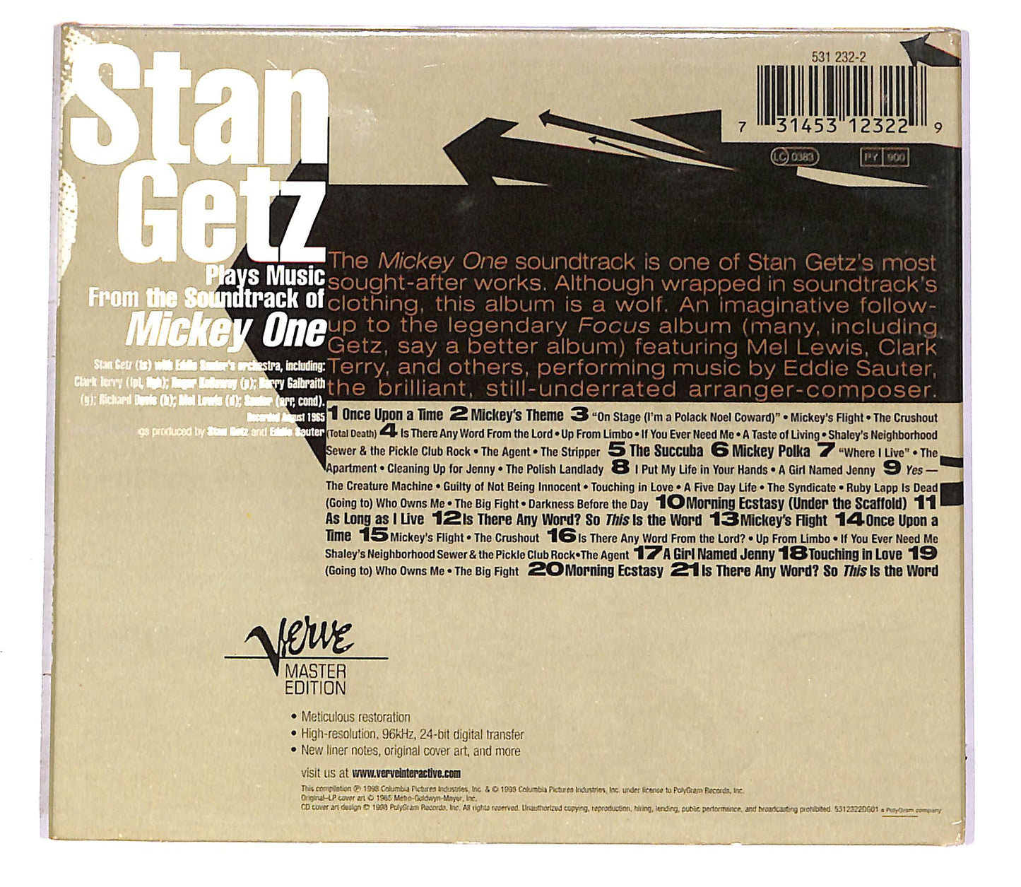 EBOND Stan Getz - Mickey One CD CD046445