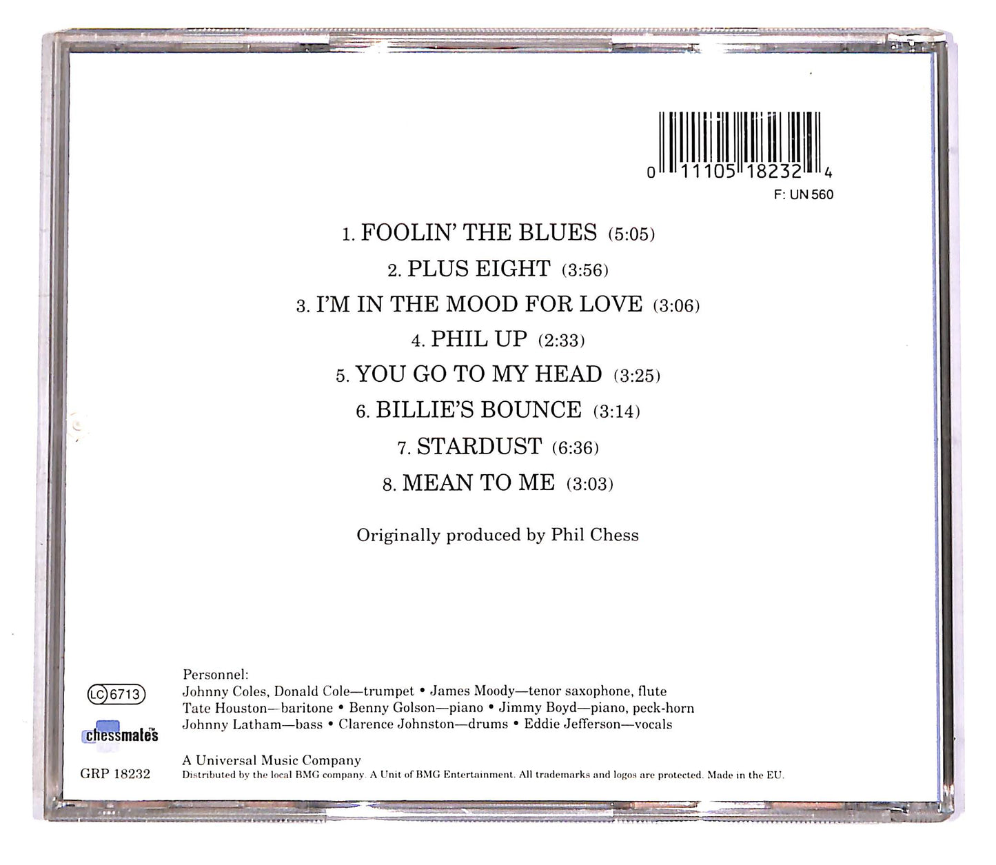 EBOND James Moody - Moody's Mood For Love CD CD046511