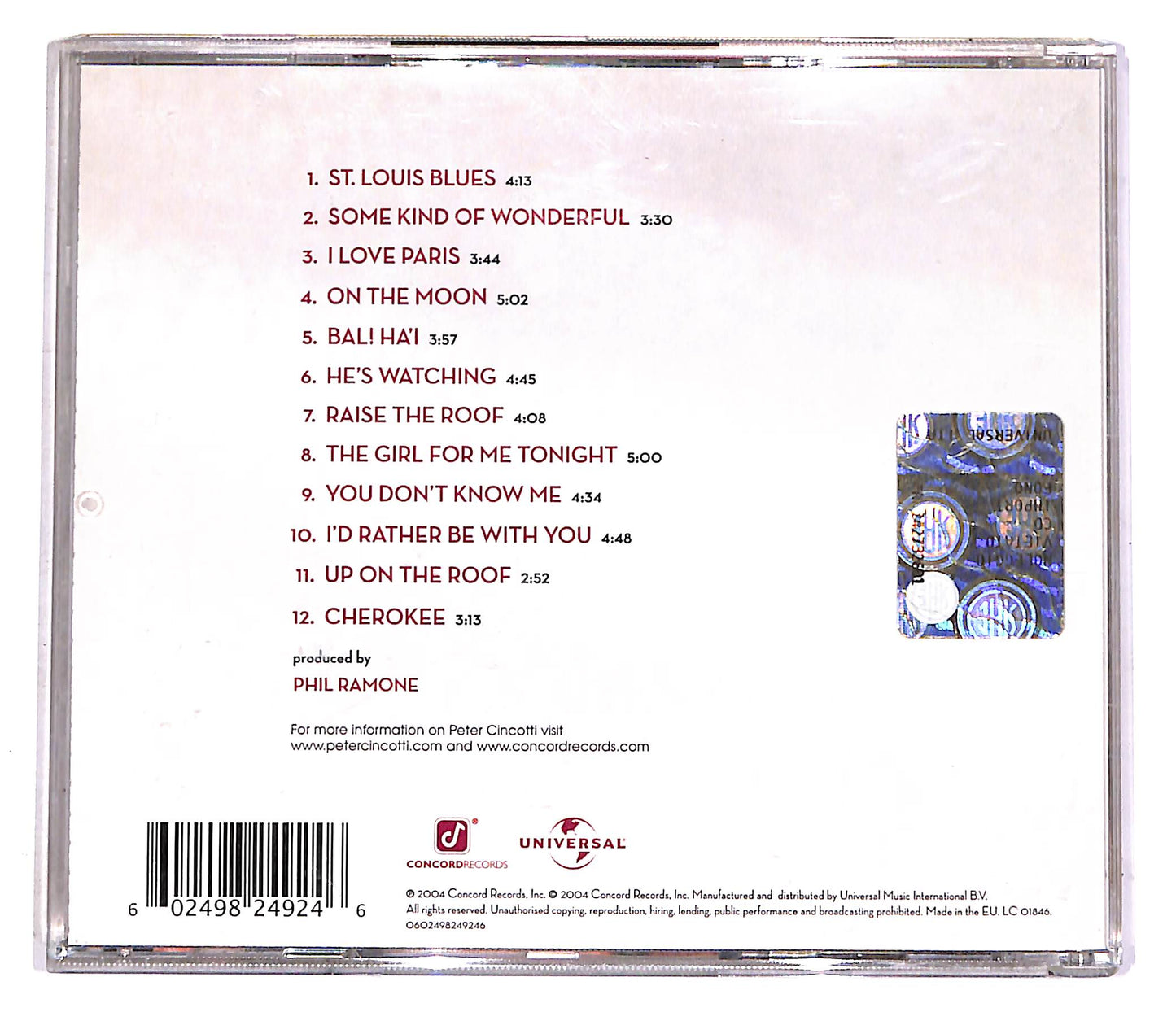 EBOND Peter Cincotti - On The Moon CD CD046540