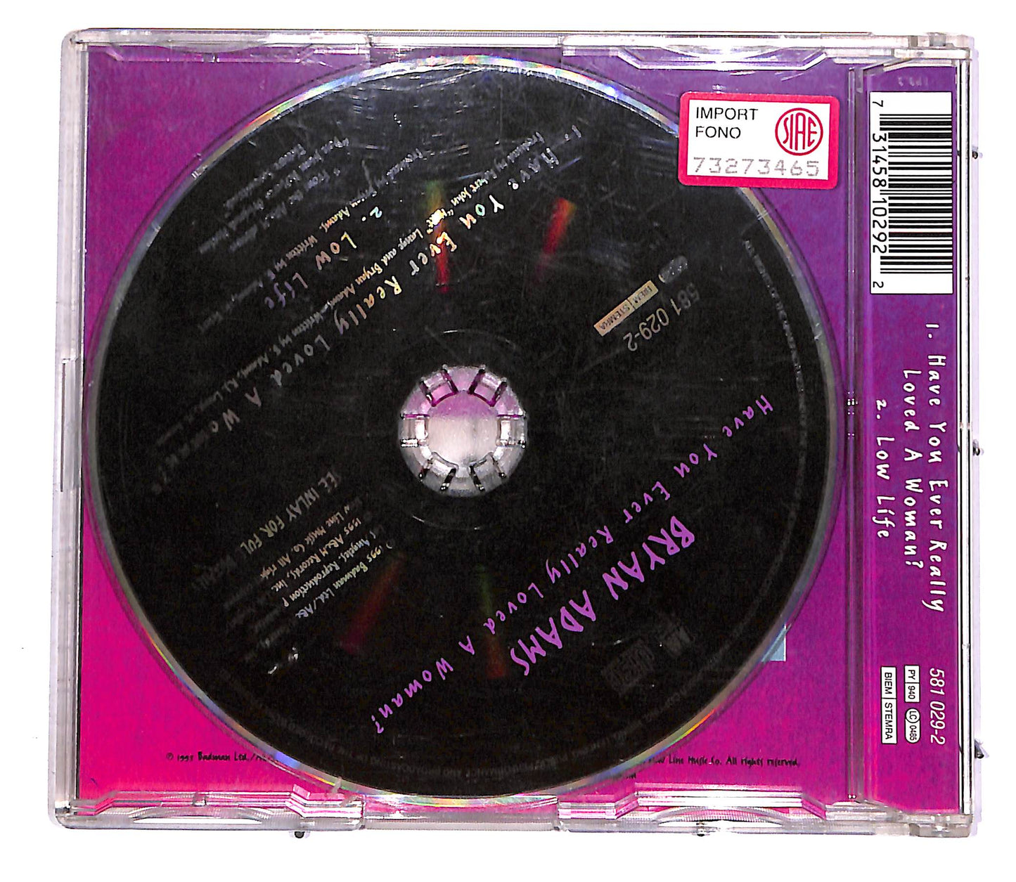 EBOND Bryan Adams - Have You Ever Really Loved A Woman? CD CD046728