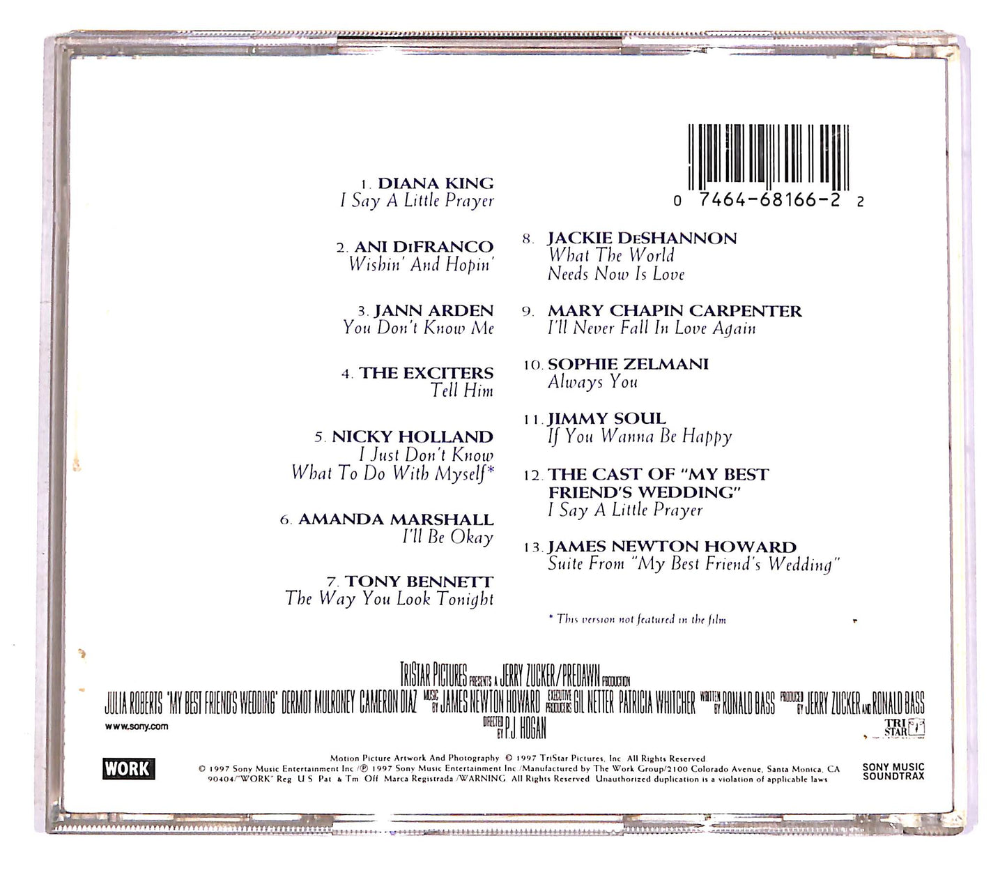 EBOND My Best Friend's Wedding (Music From The Motion Picture) CD CD046731