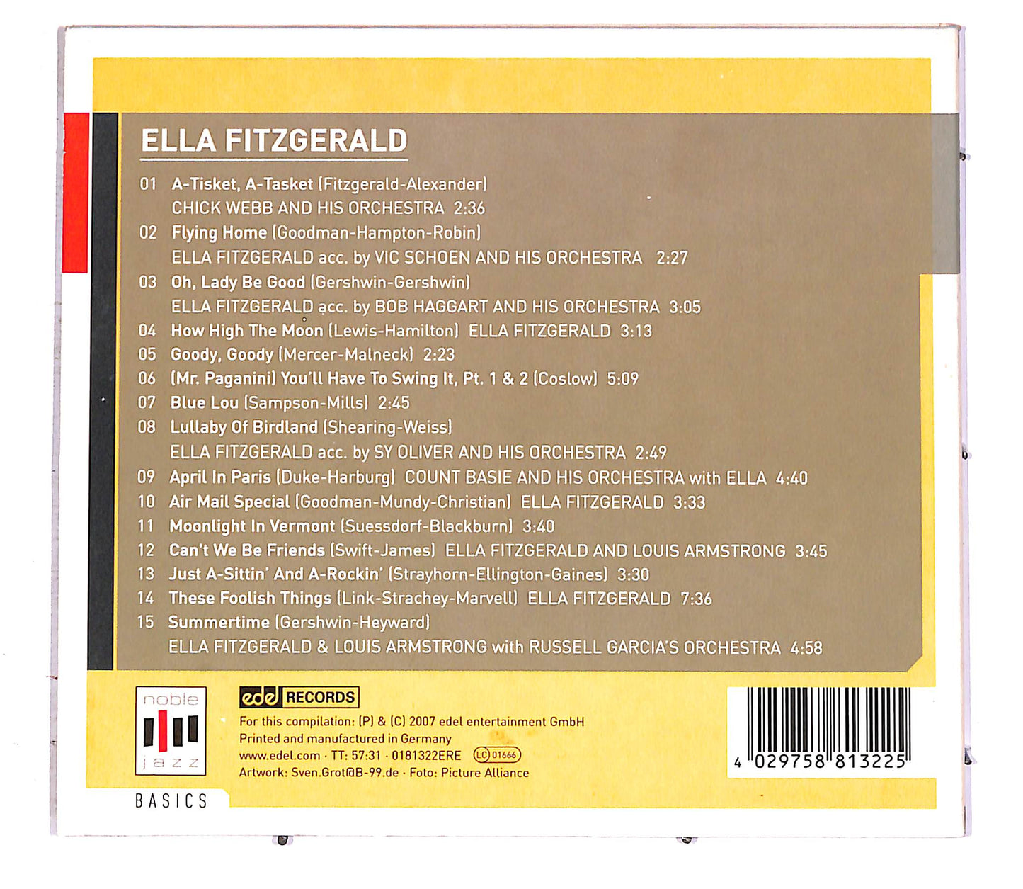 EBOND Ella Fitzgerald - Goody, Goody CD CD046747