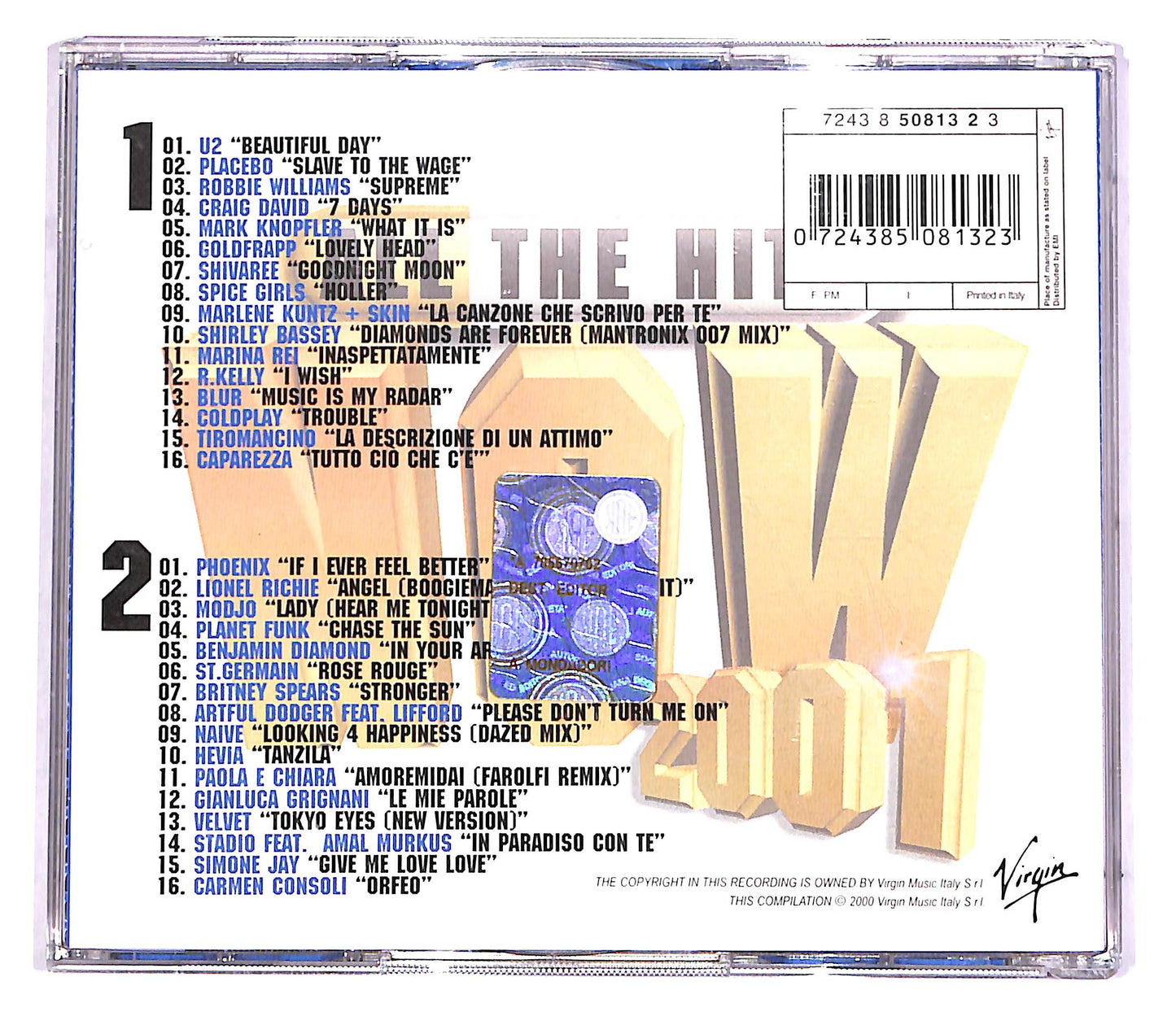 EBOND Various - All The Hits Now 2001 (2 dischi) CD CD046767