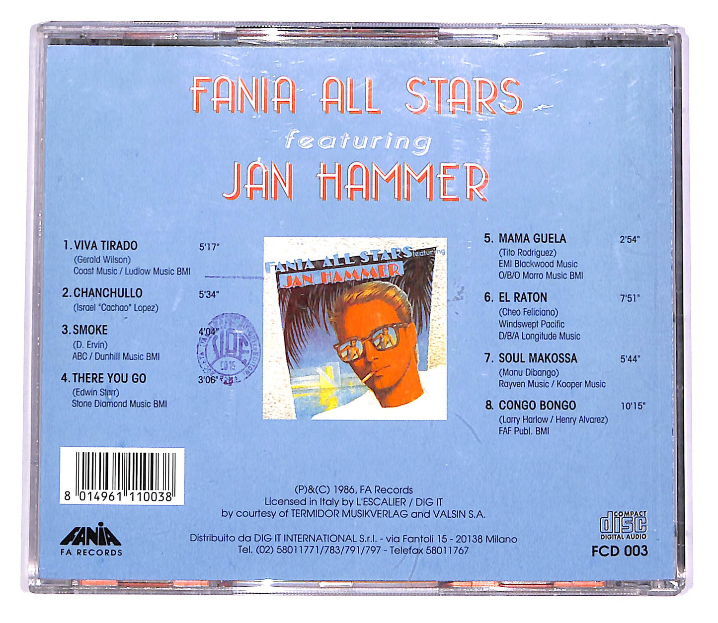 EBOND Fania All Stars Featuring Jan Hammer CD CD046803