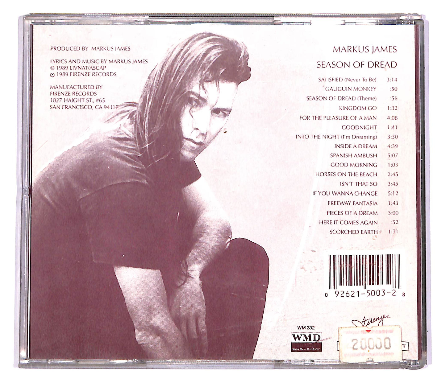 EBOND Markus James - Season Of Dread CD CD046827