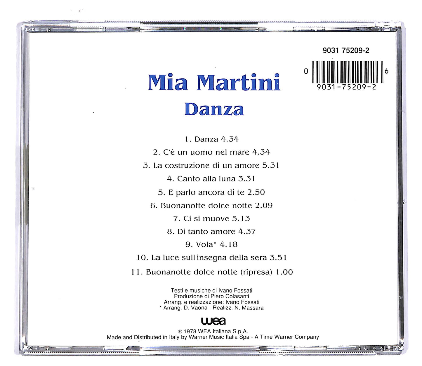 EBOND Mia Martini - Danza CD CD047656
