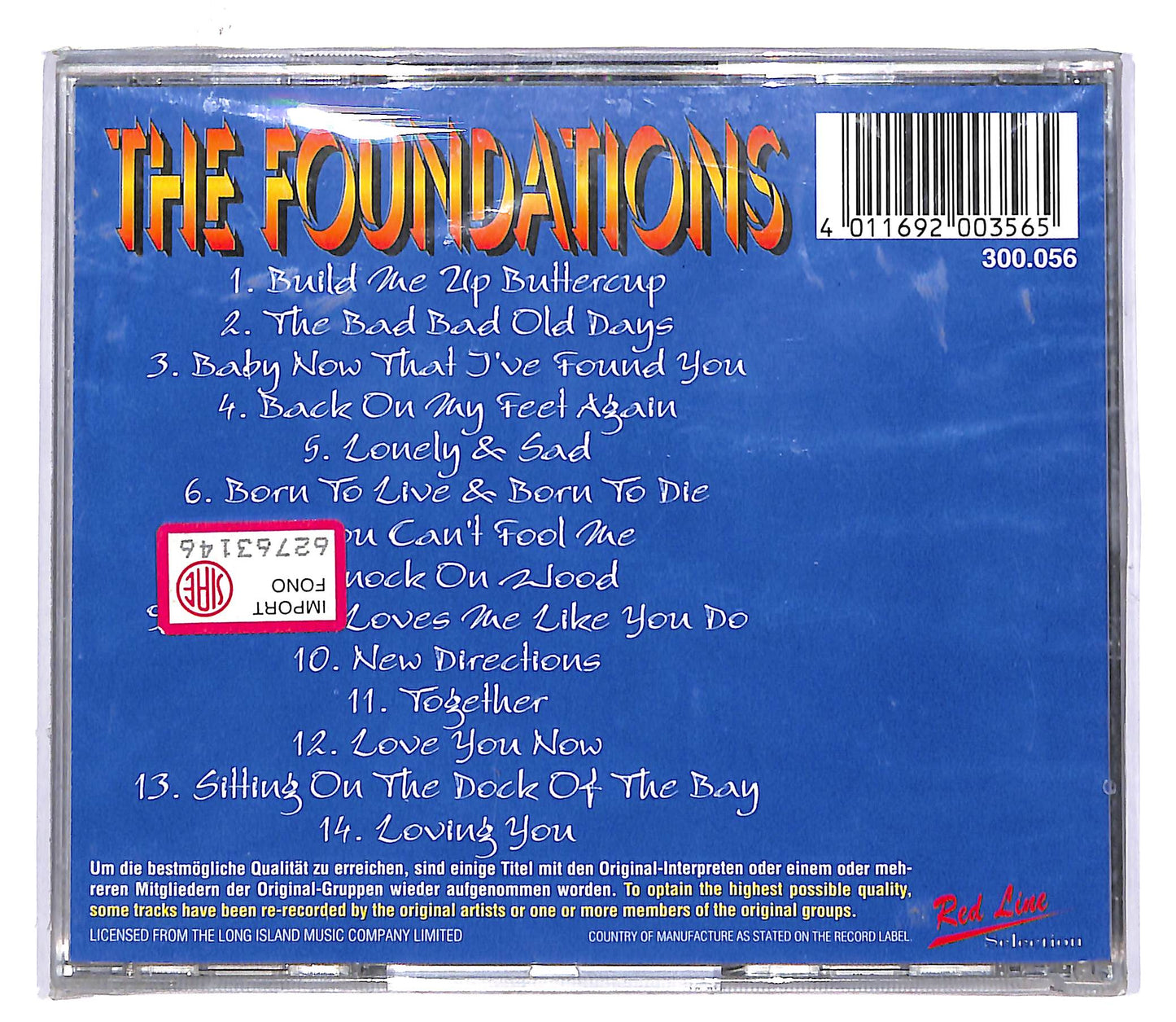 EBOND The Foundations - Greatest Hits CD CD047725