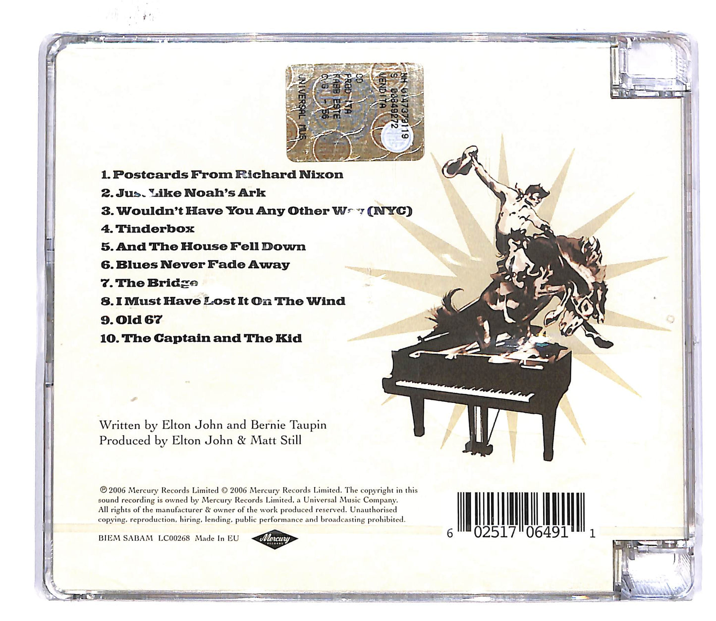 EBOND Elton John - The Captain e The Kid CD CD047827