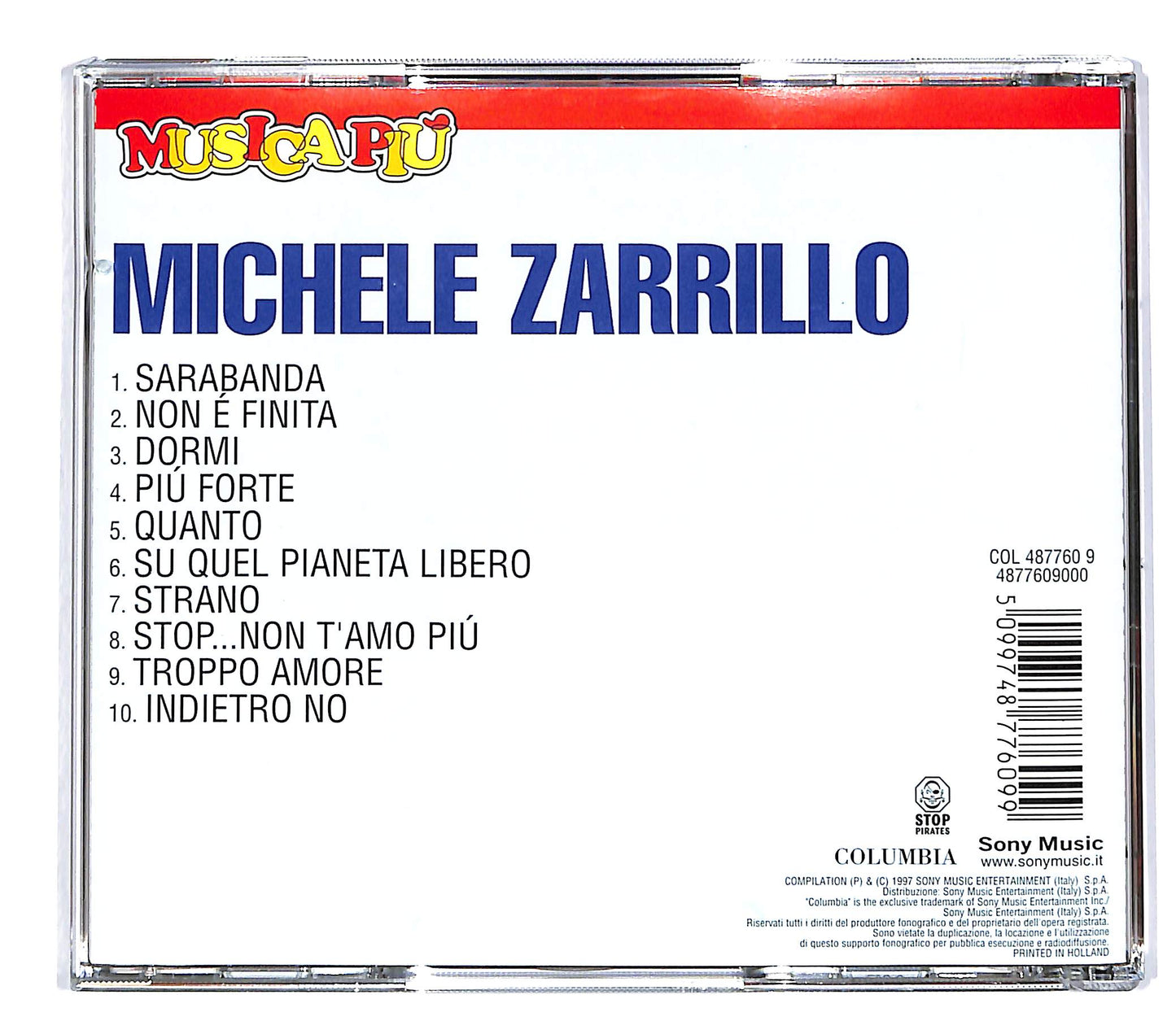 EBOND Michele Zarrillo - Michele Zarrillo CD CD047929