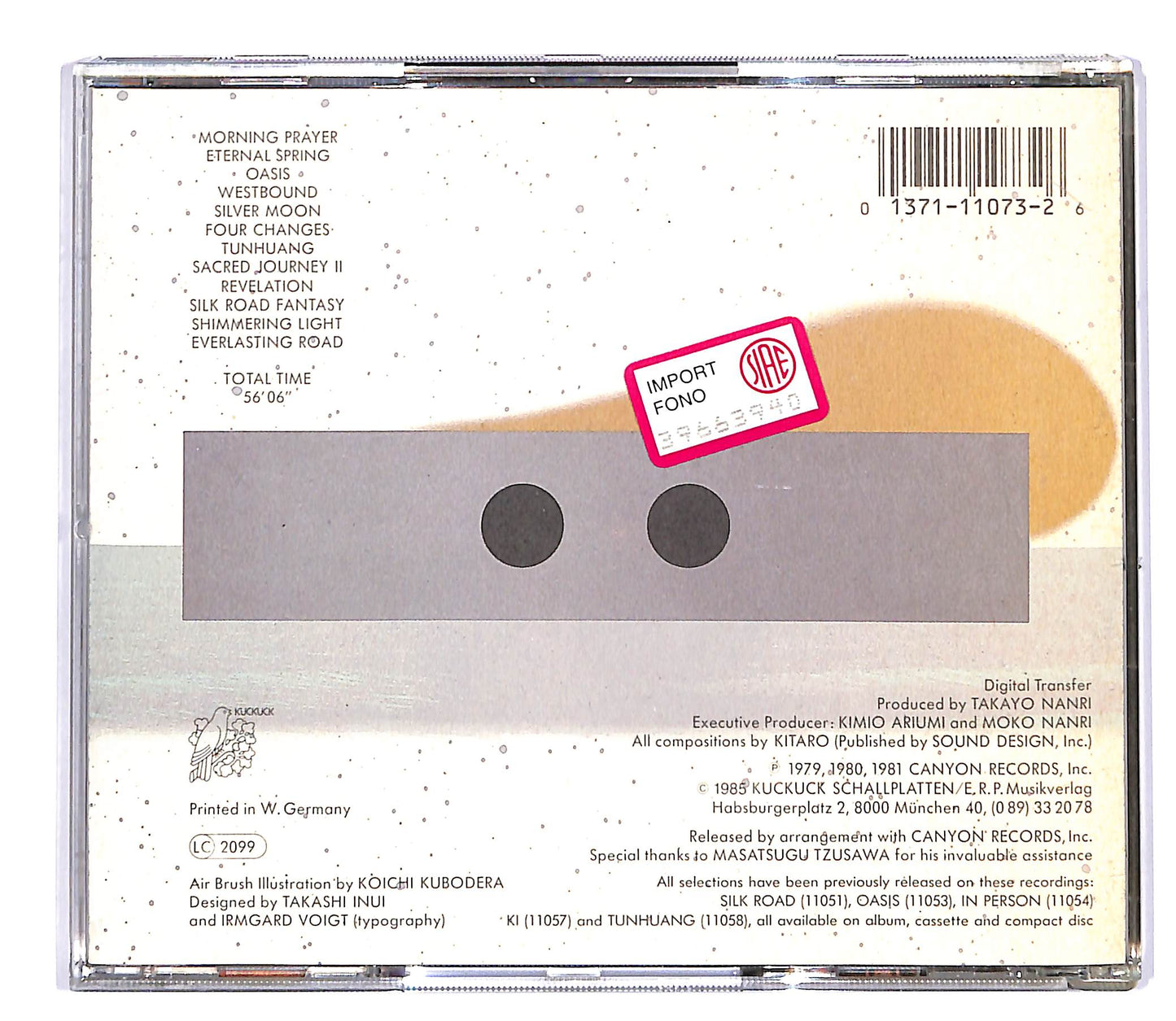 EBOND Kitaro - Best Of CD CD047949