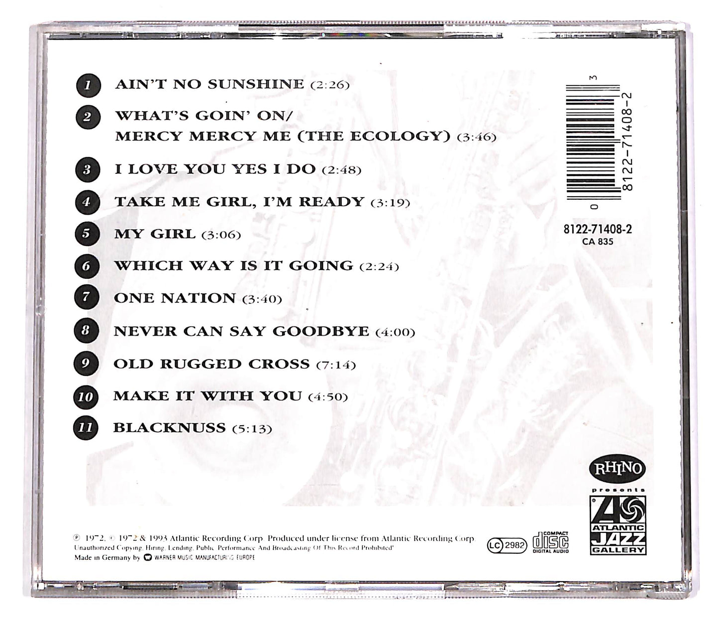 EBOND Rahsaan Roland Kirk - Blacknuss CD CD063032