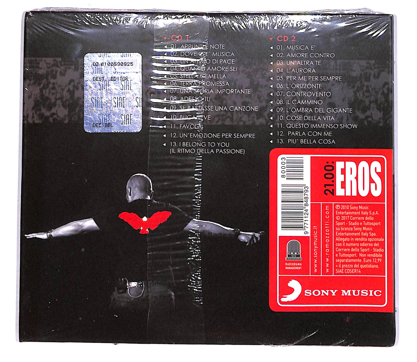 EBOND Eros Ramazzotti Vol.14 - 21.00 - Eros Live (2 dischi) EDITORIA CD CD063162
