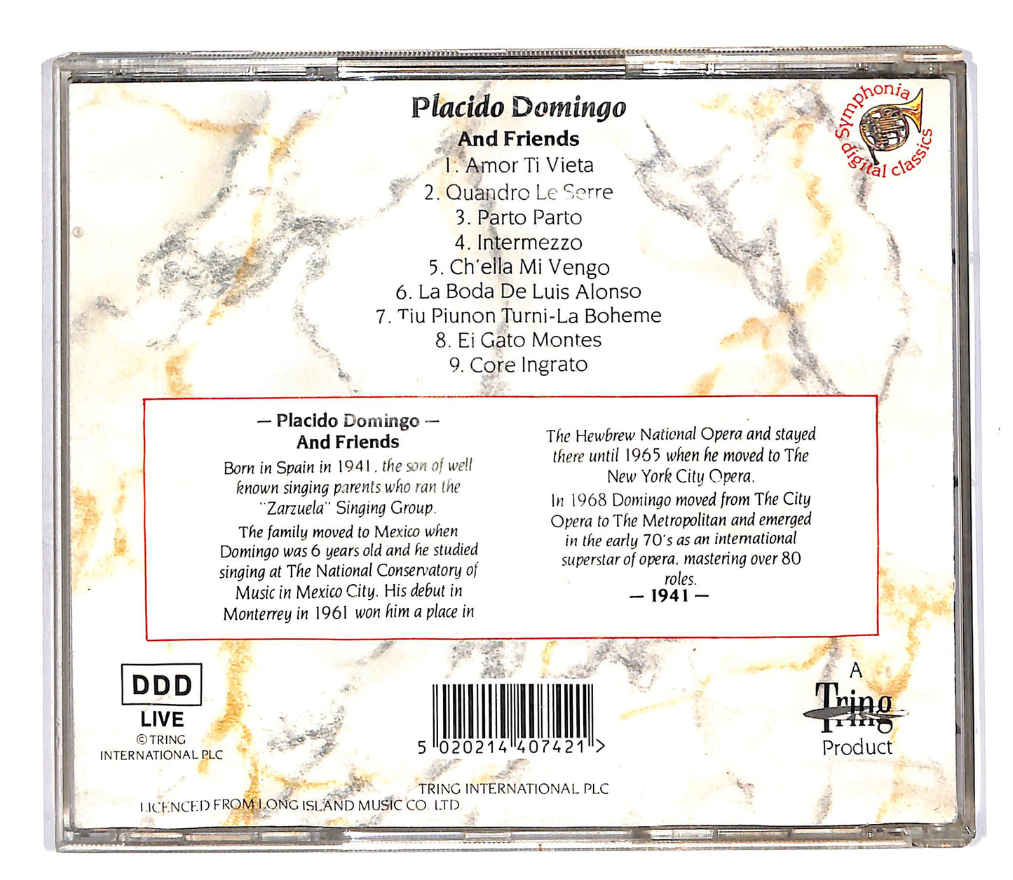 EBOND Placido Domingo - Placido Domingo And Friends CD CD064727