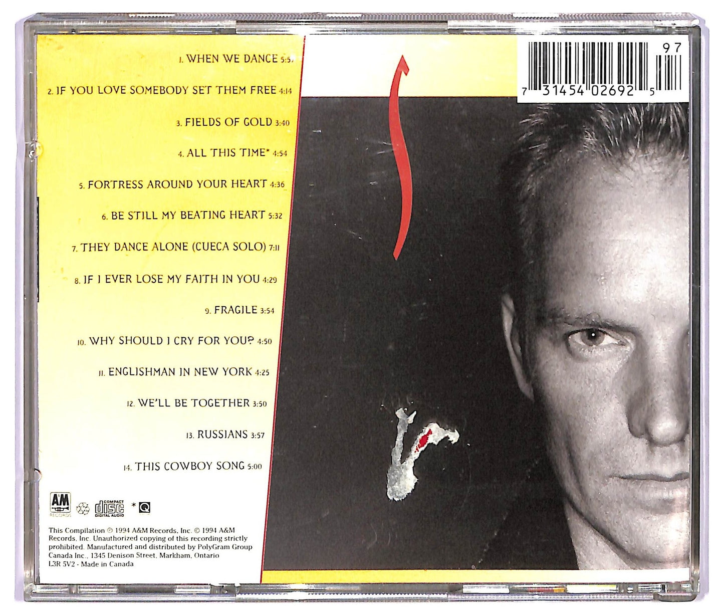 EBOND Sting - The Best Of Sting 1984 - 1994 CD CD068435