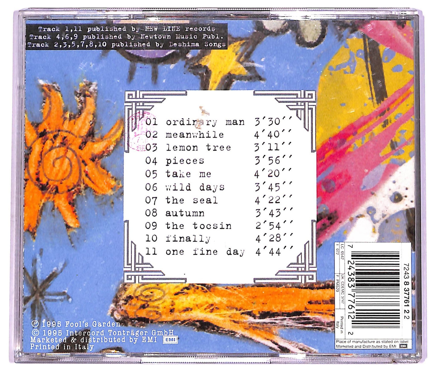 EBOND Fool's Garden - Dish Of The Day CD CD069009