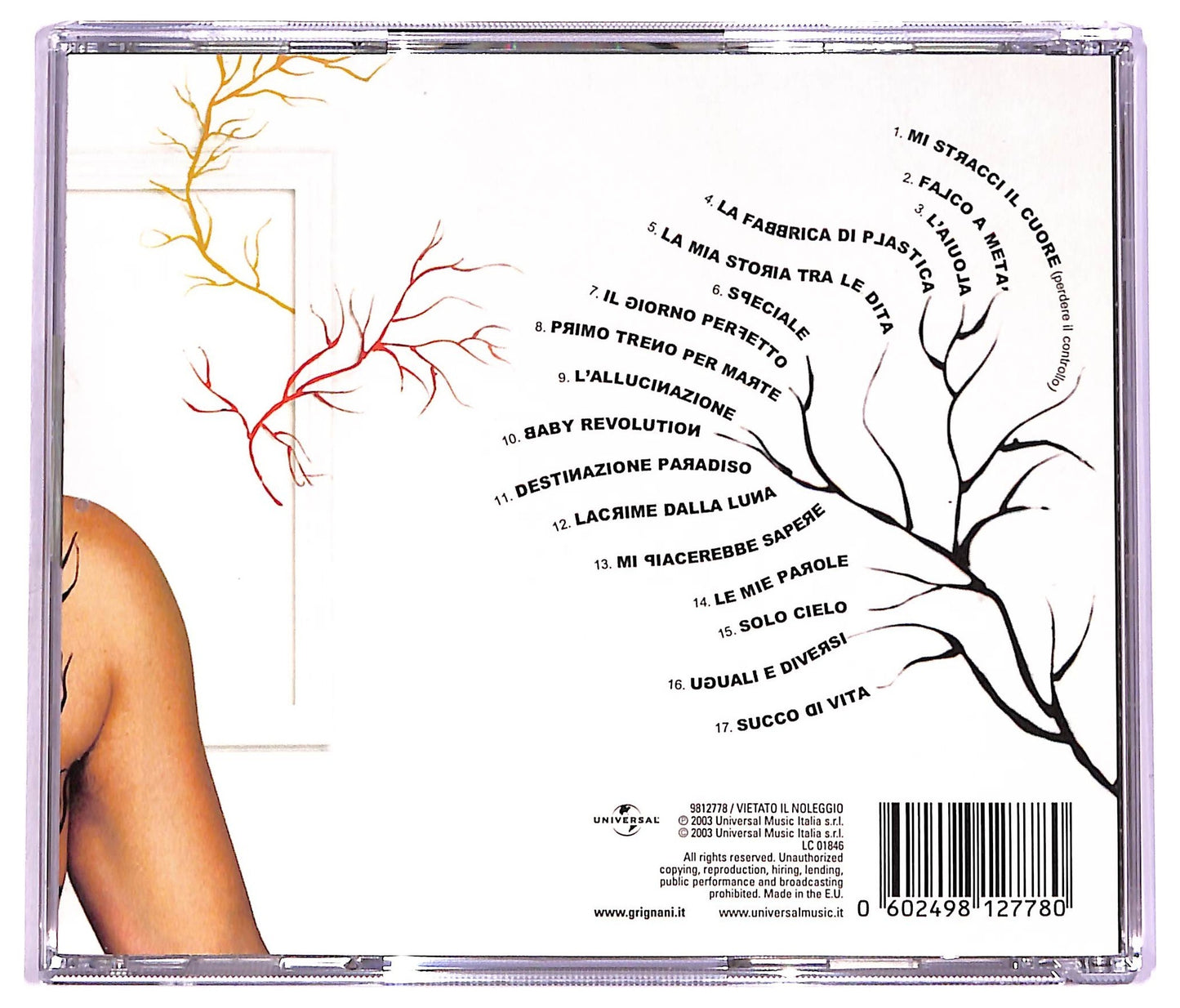 EBOND Gianluca Grignani - Succo Di Vita CD CD069013