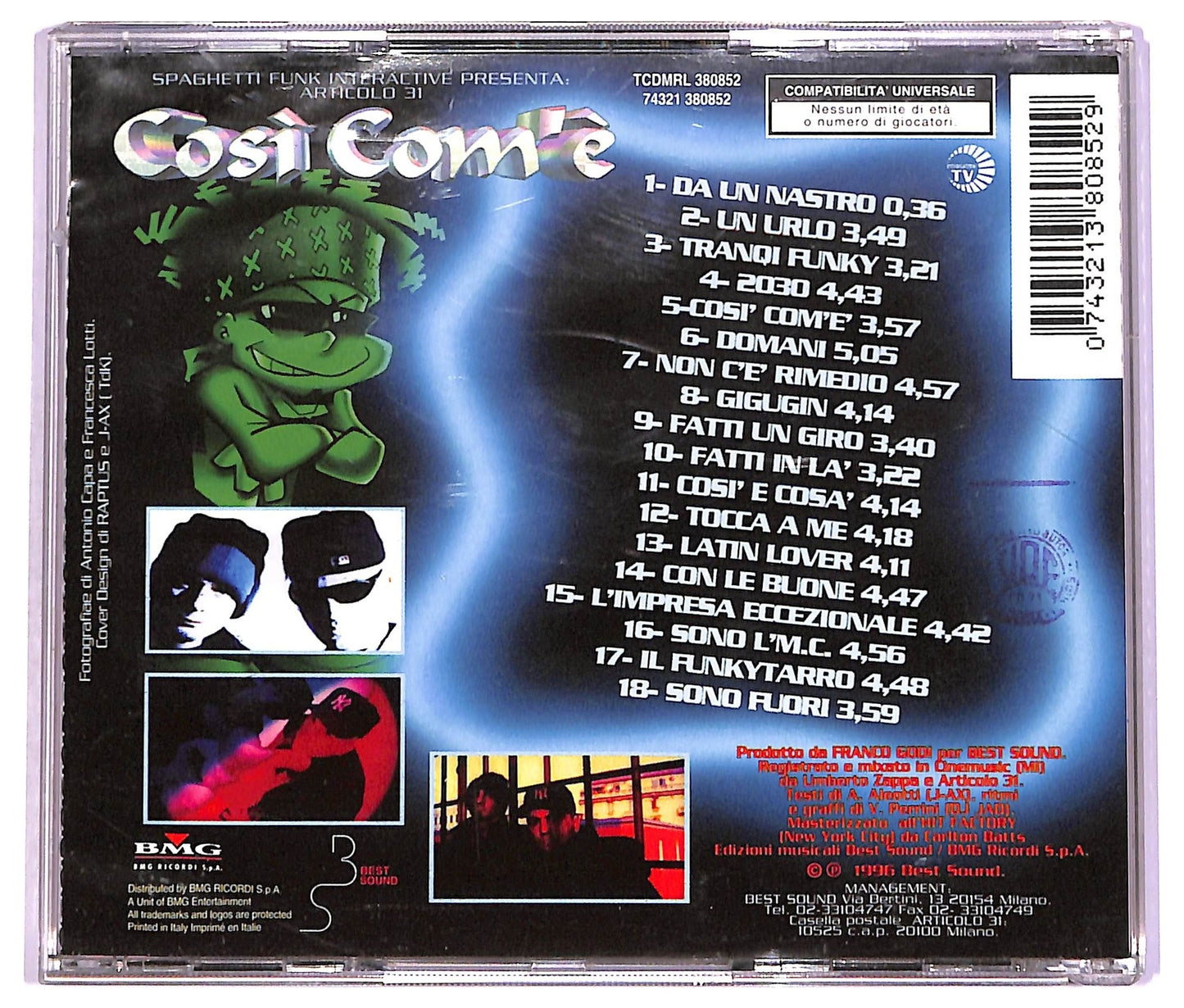 EBOND Articolo 31 - Cosi Com'e CD CD069016